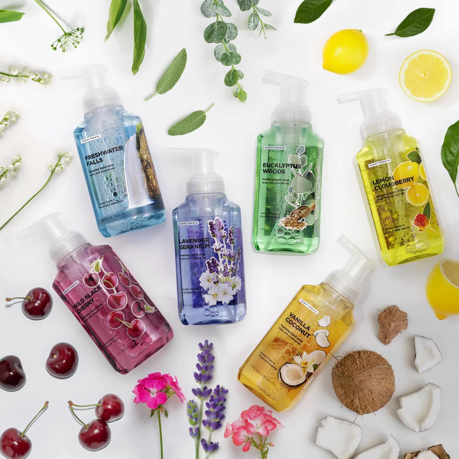 Scent Theory - Foaming Hand Soap - 11 Fl Oz - 4-Pack (Freshwater Falls)