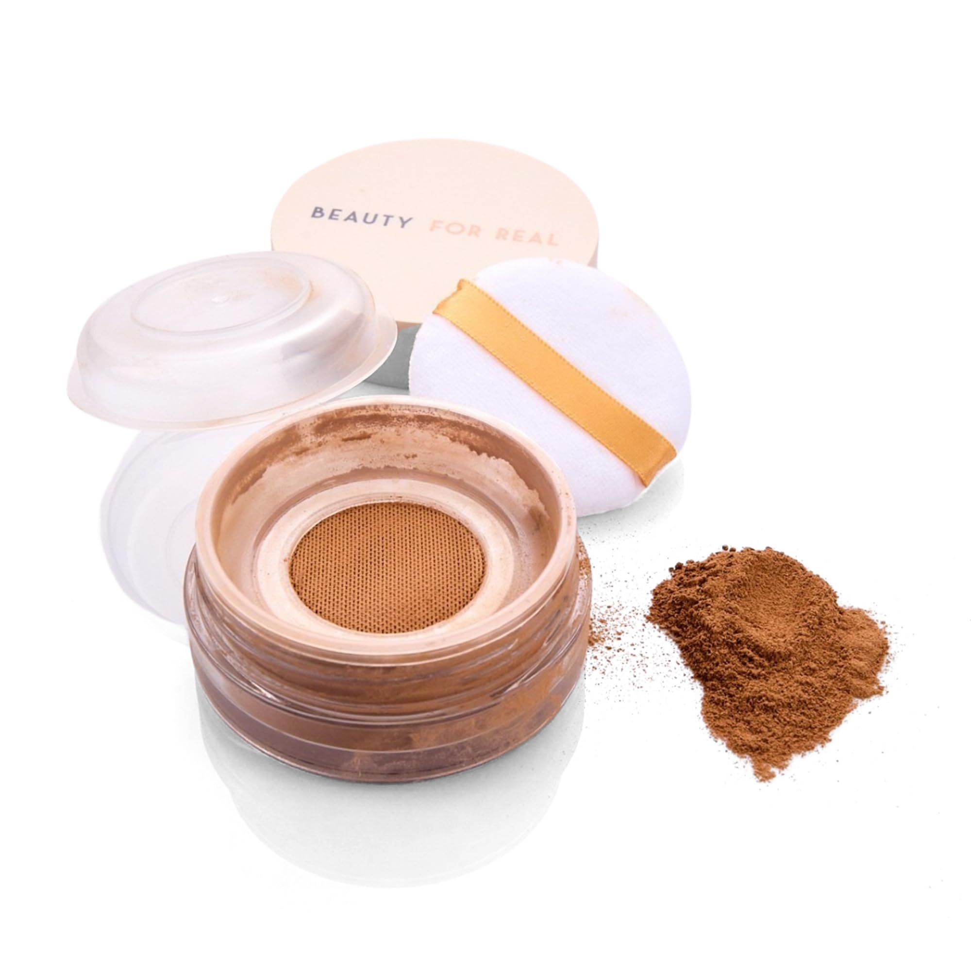 Beauty For Real Hydra-Set Translucent Finishing + Brightening Powder, Translucent 2 - Invisible, Weightless Finish - 16-Hour Wea