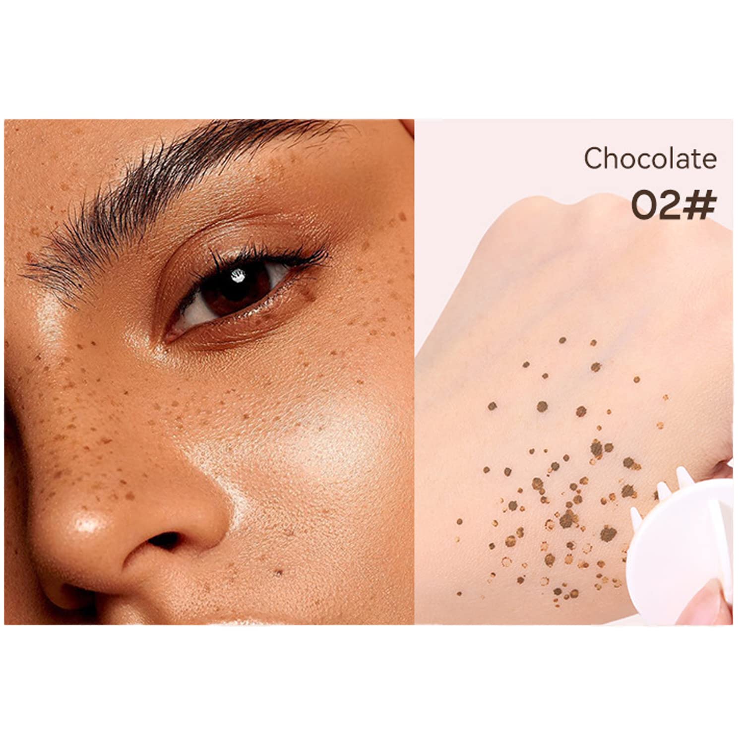 Walulan Freckle Pencil Sweatproof Waterproof Long Lasting Small Freckle Stamp Airbrush Foundation Spot