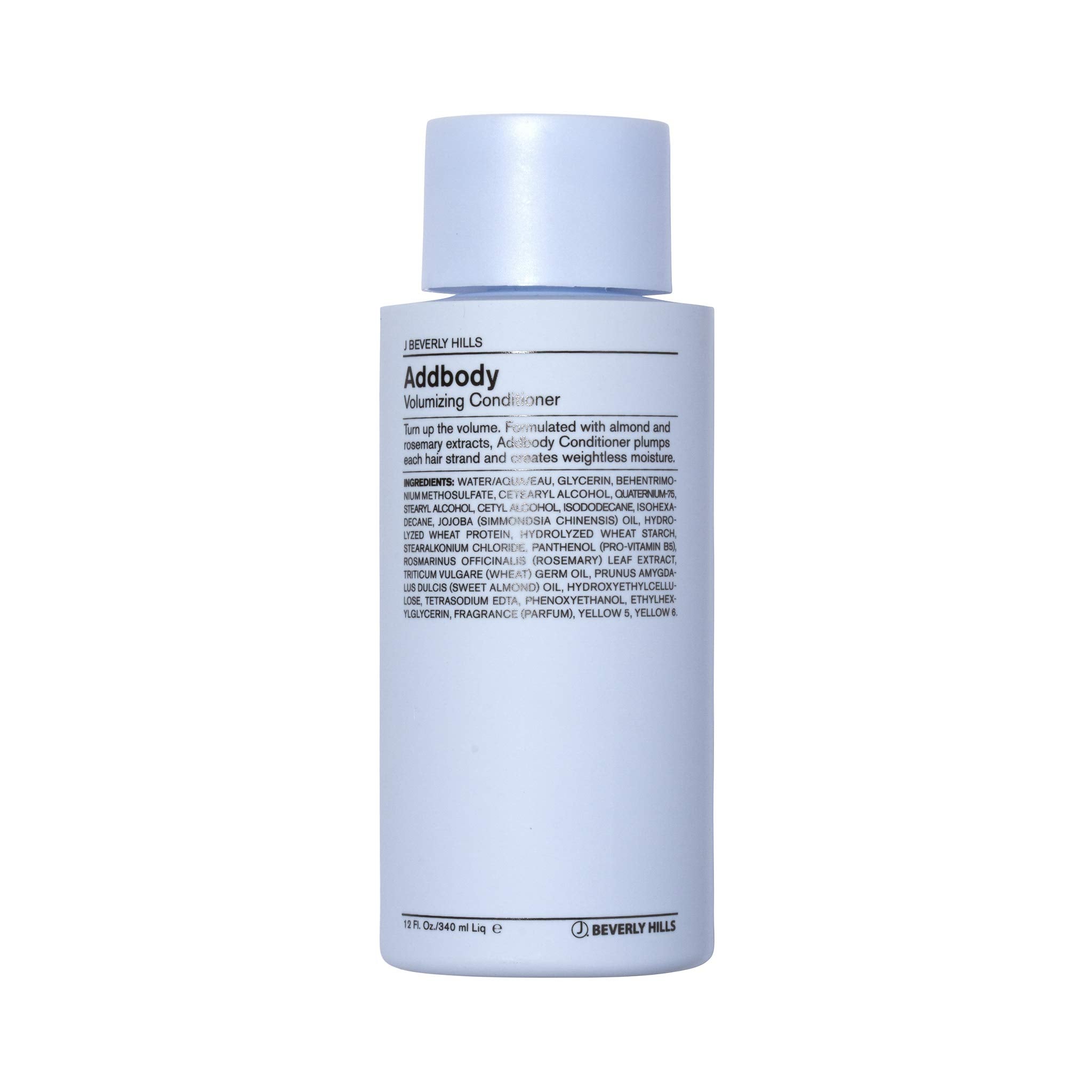 J Beverly Hills Blue Addbody Volumizing Conditioner with Rosemary Oil for Hair Growth, 12 Oz