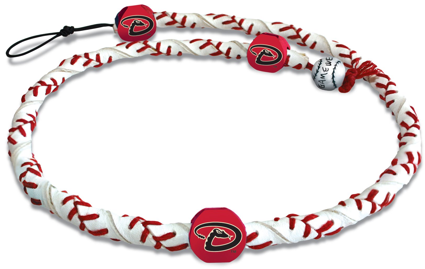 MLB Arizona Diamondbacks Classic Frozen Rope Baseball Necklace
