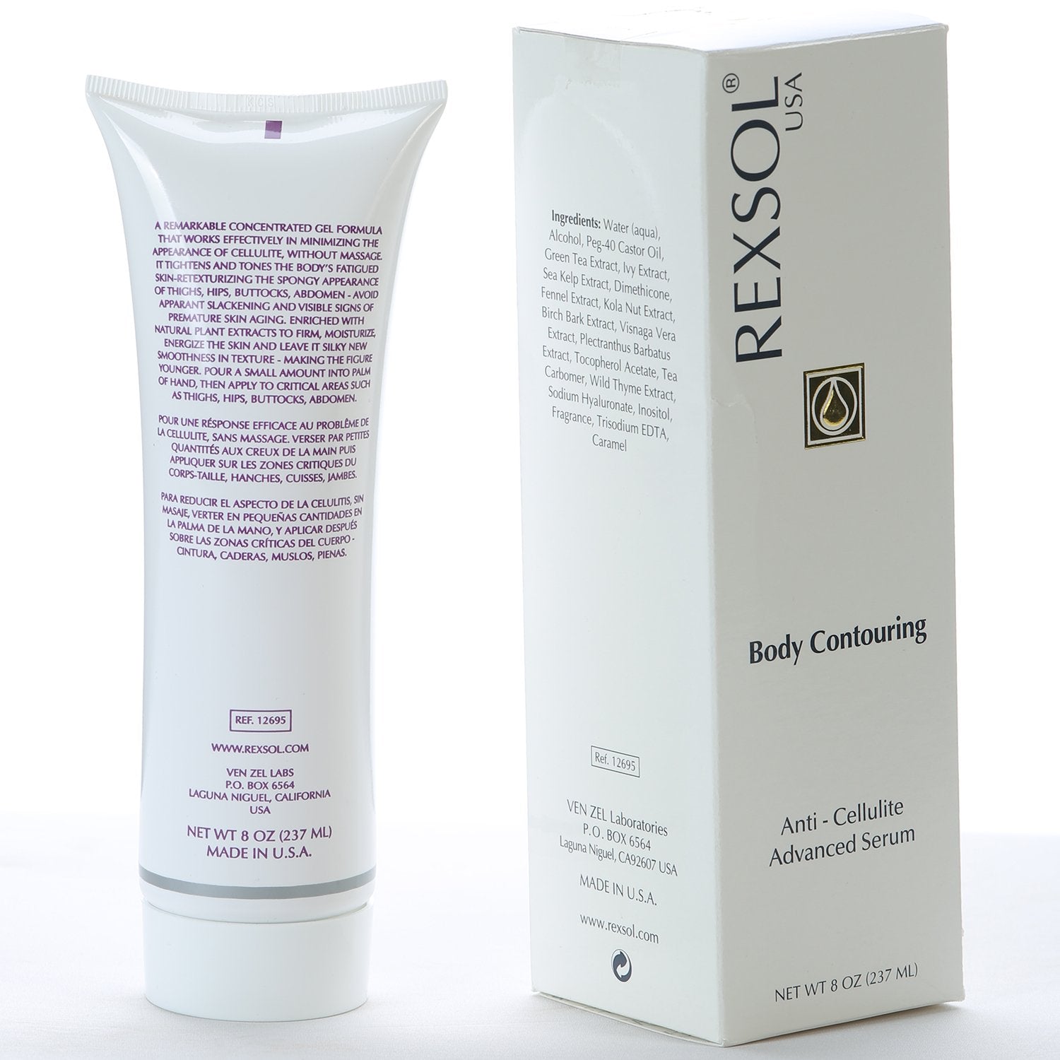 Rexsol Body Contouring Serum Anti Cellulite Advanced Serum (237 Ml / 8 Fl Oz)