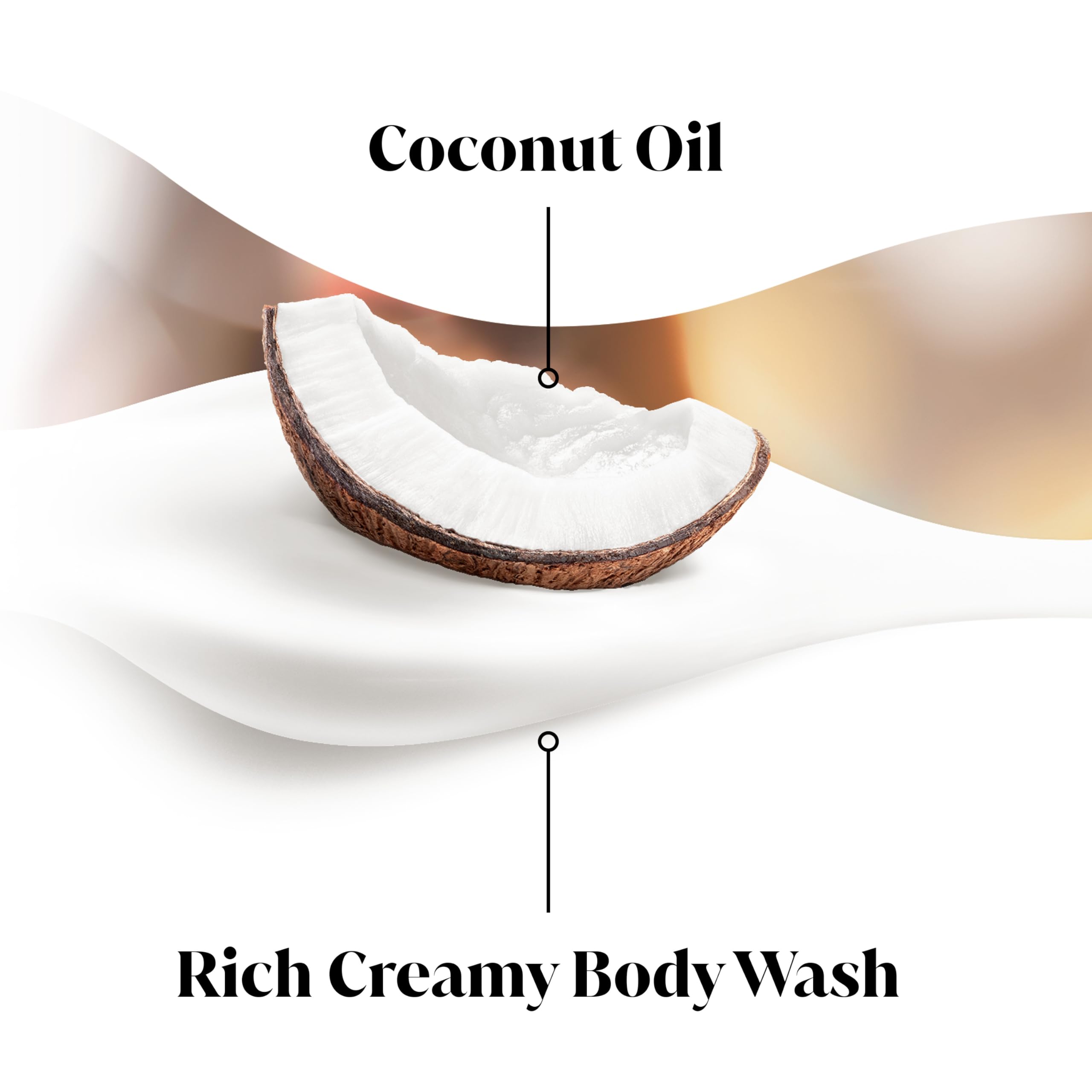 Olay Ultra Moisture Body Wash for Women, Coconut Oil Scent, 33 fl oz (Pack of 4)