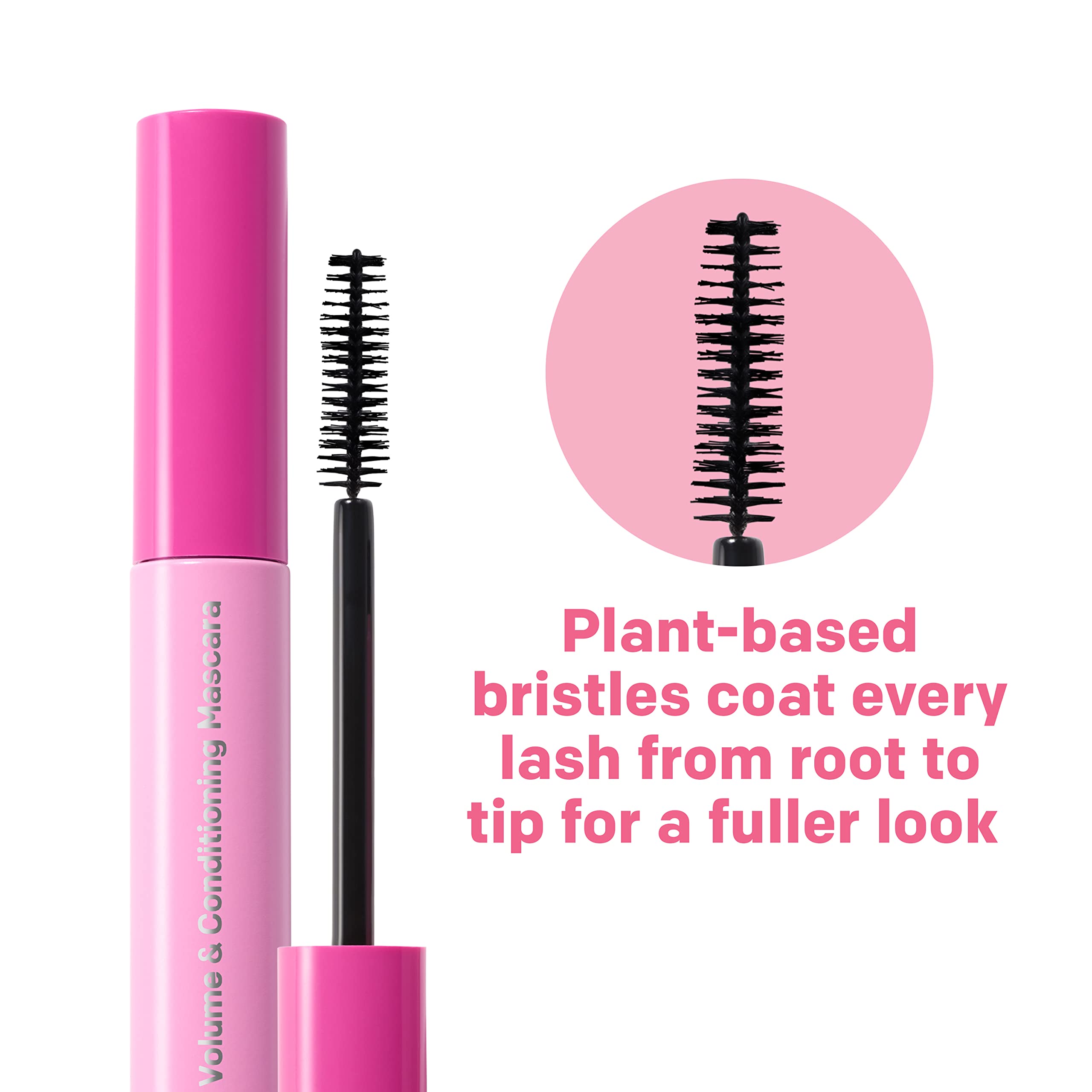 Almay Volume & Conditioning Mascara, Hydrating All Day Wear, 40 Blackest Black Waterproof, 0.27 Fl Oz