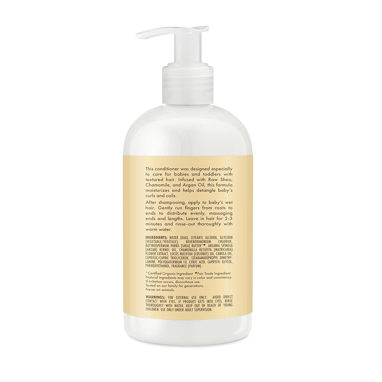 SheaMoisture Regular Conditioner for Curly Hair Raw Shea, Chamomile and Argan Oil Moisturizes and Helps Detangle Delicate Curls and Coils 13 oz