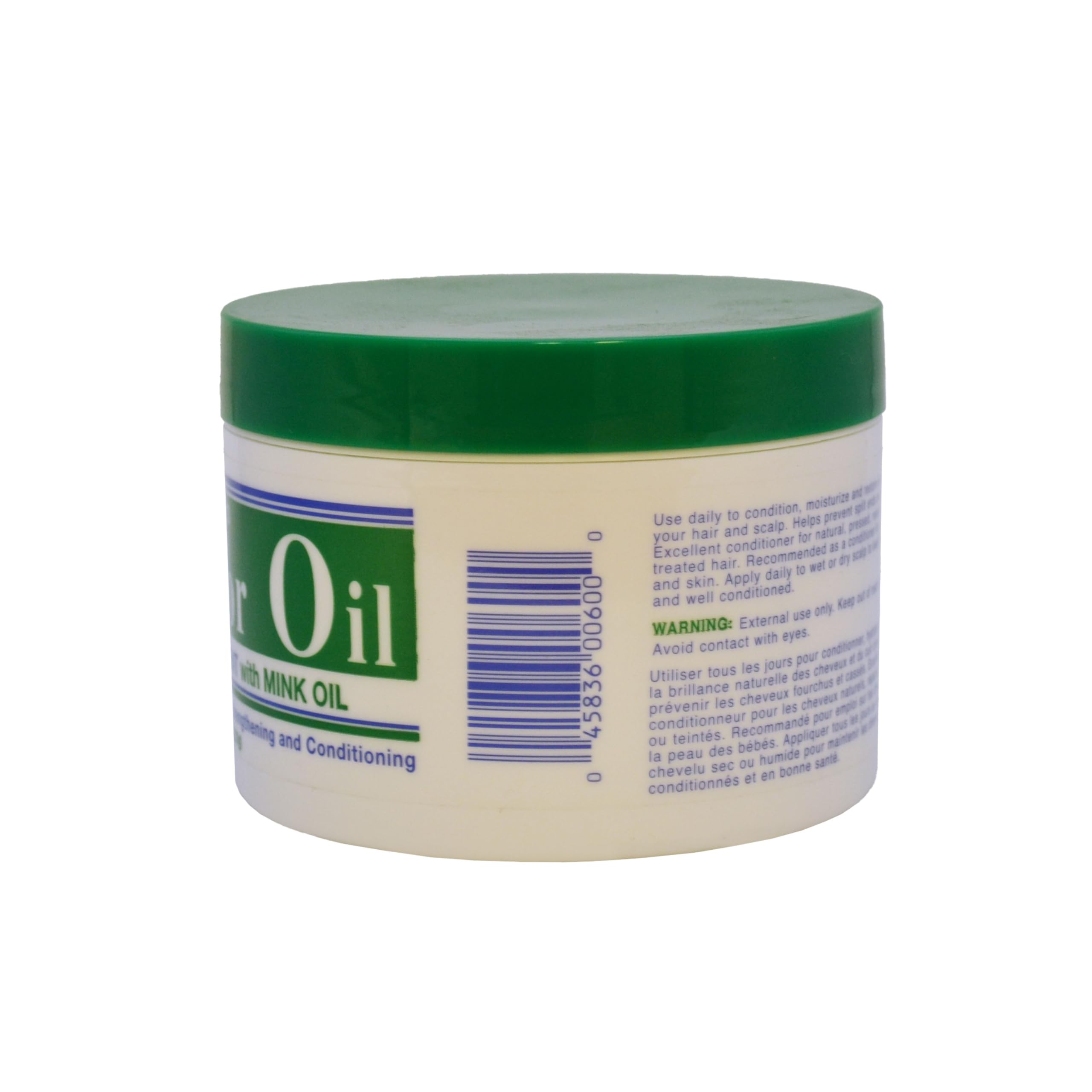 Hollywood Beauty Castor Oil Hair Treatment with Mink Oil, 7.5 Ounce, White, Model HB-600/6