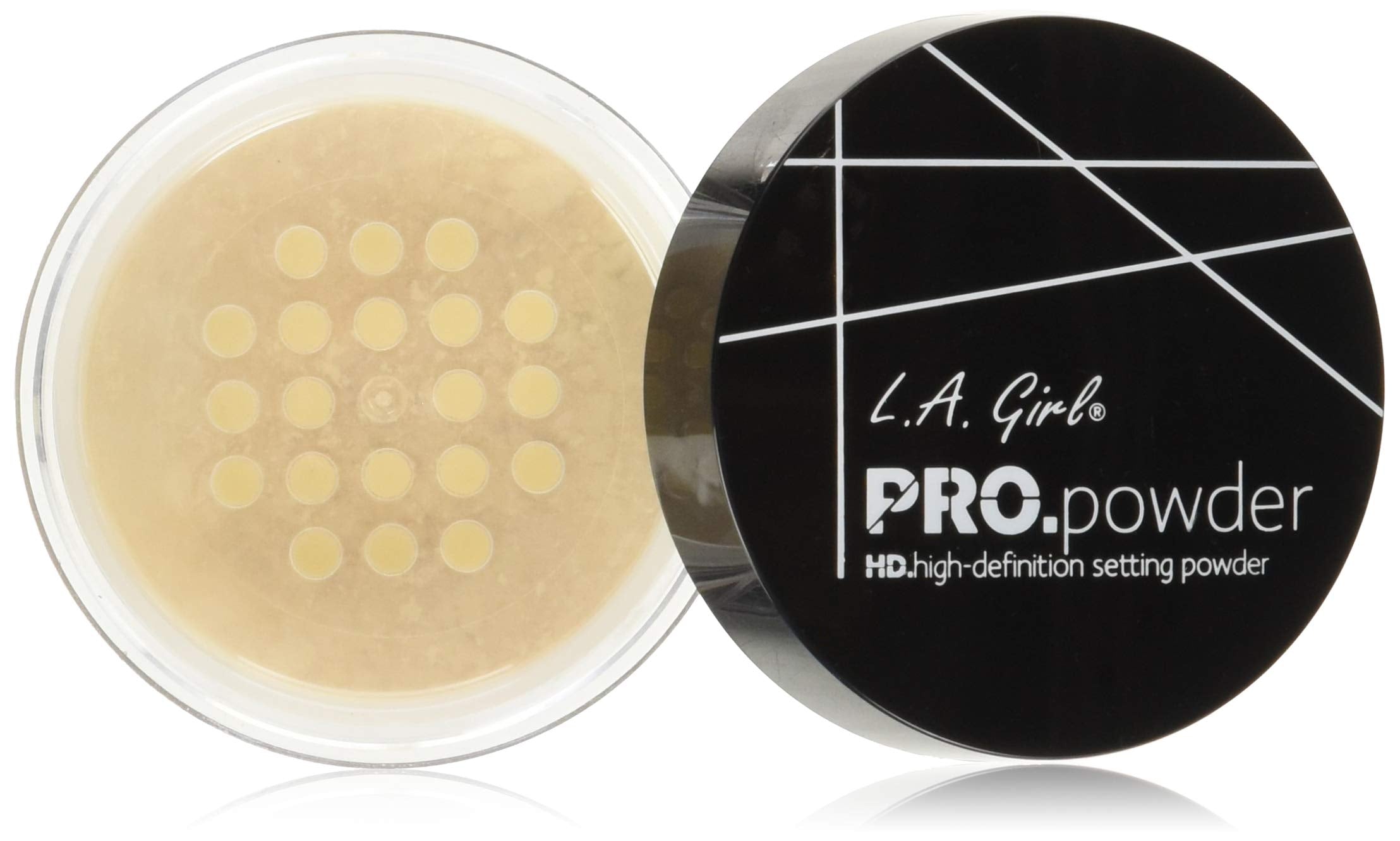 La Girl Hd Pro Setting Powder - Banana Yellow(D0102H2Cz3G)