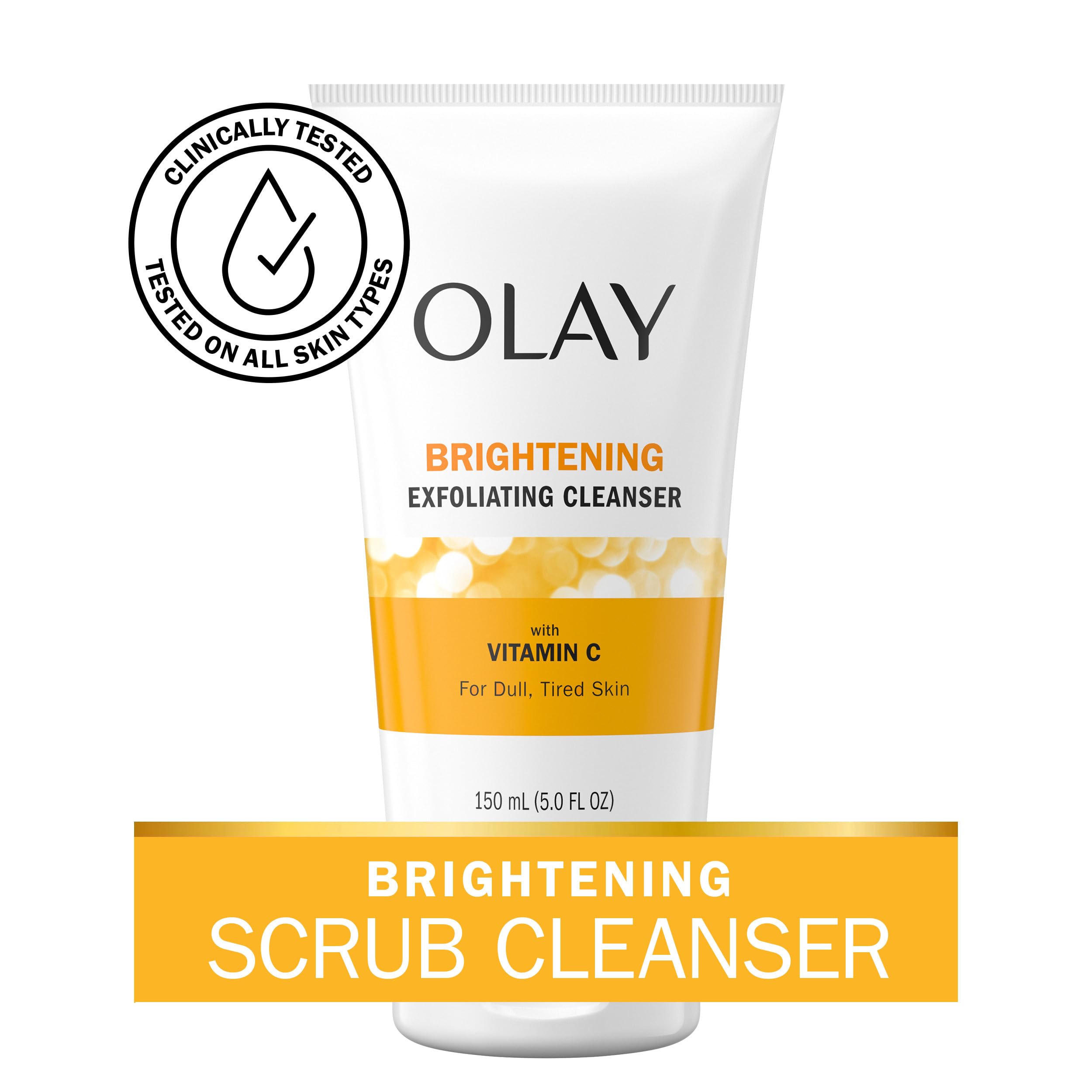 Olay Regenerist Vitamin C + Peptide 24 Facial Cleanser - 5 oz (Pack of 2)