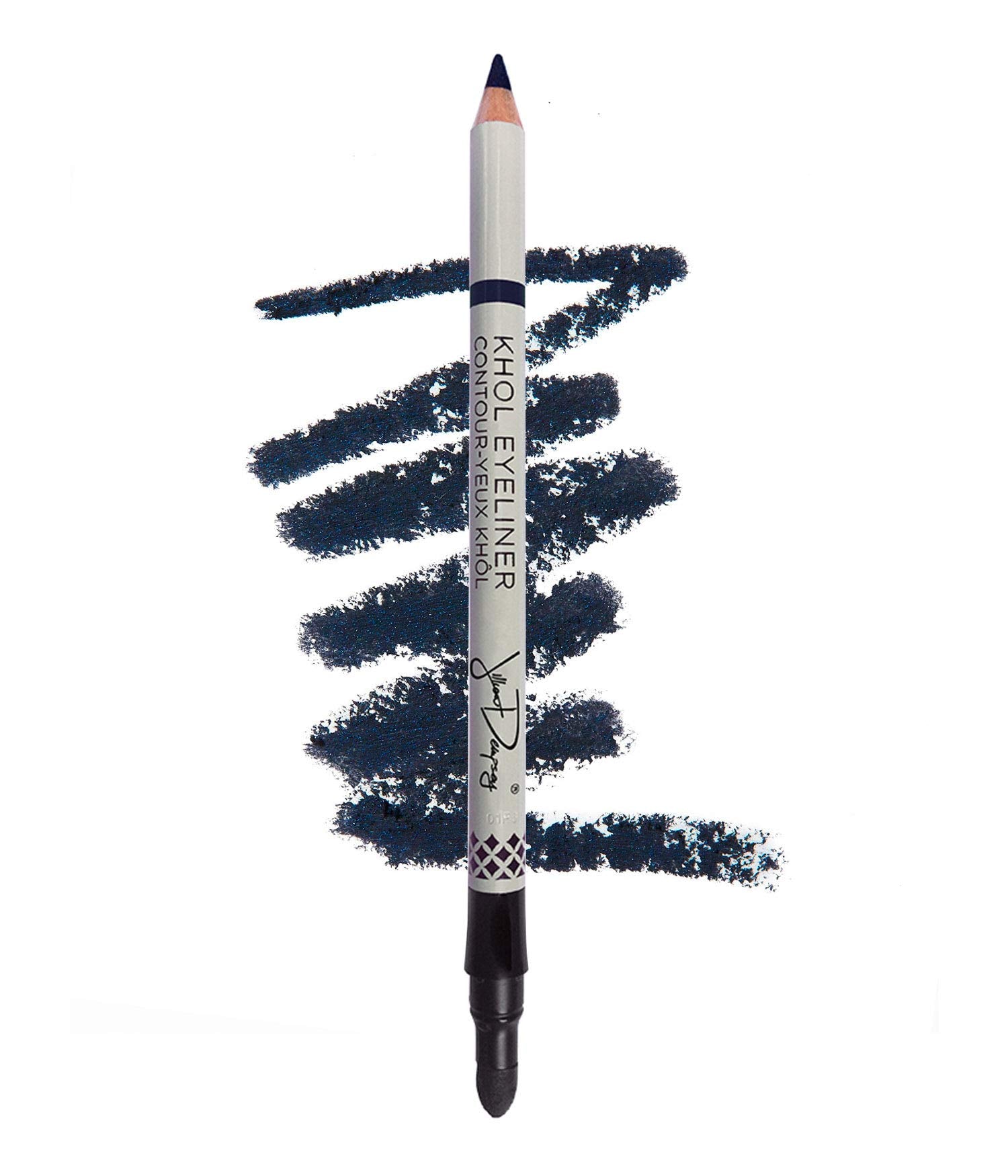 Jillian Dempsey Khl Eyeliner | Waterproof Eyeliner Pencil With Built-In Smudger | Long-Lasting Intense Color I Black Sapphire