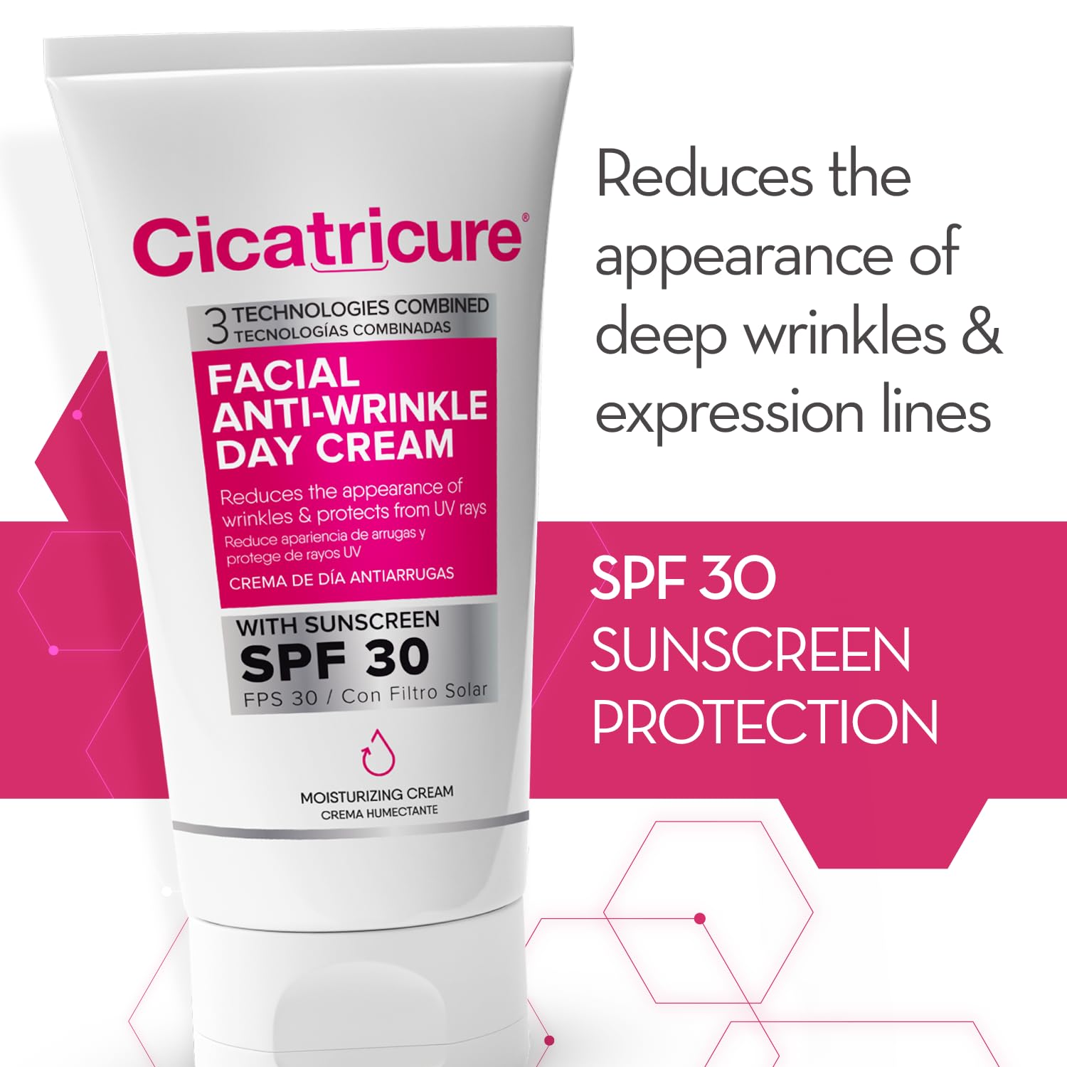 Cicatricure Advanced Face Cream For Fine Lines & Wrinkles, Spf 30, Anti Aging Facial Moisturizer, Daily Skin Care To Enhance Fir