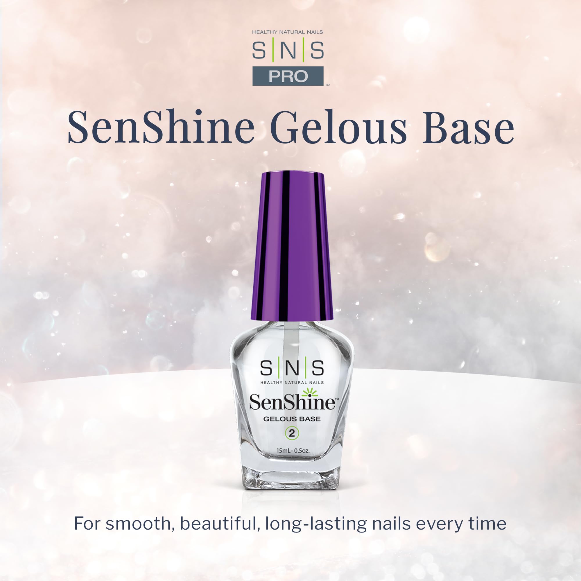 Sns Base Coat Nail Polish For Nail Dip Powder, Senshine Super Gelous Base - Long-Lasting & Fast-Drying Nail Strengtheners Gel Ba
