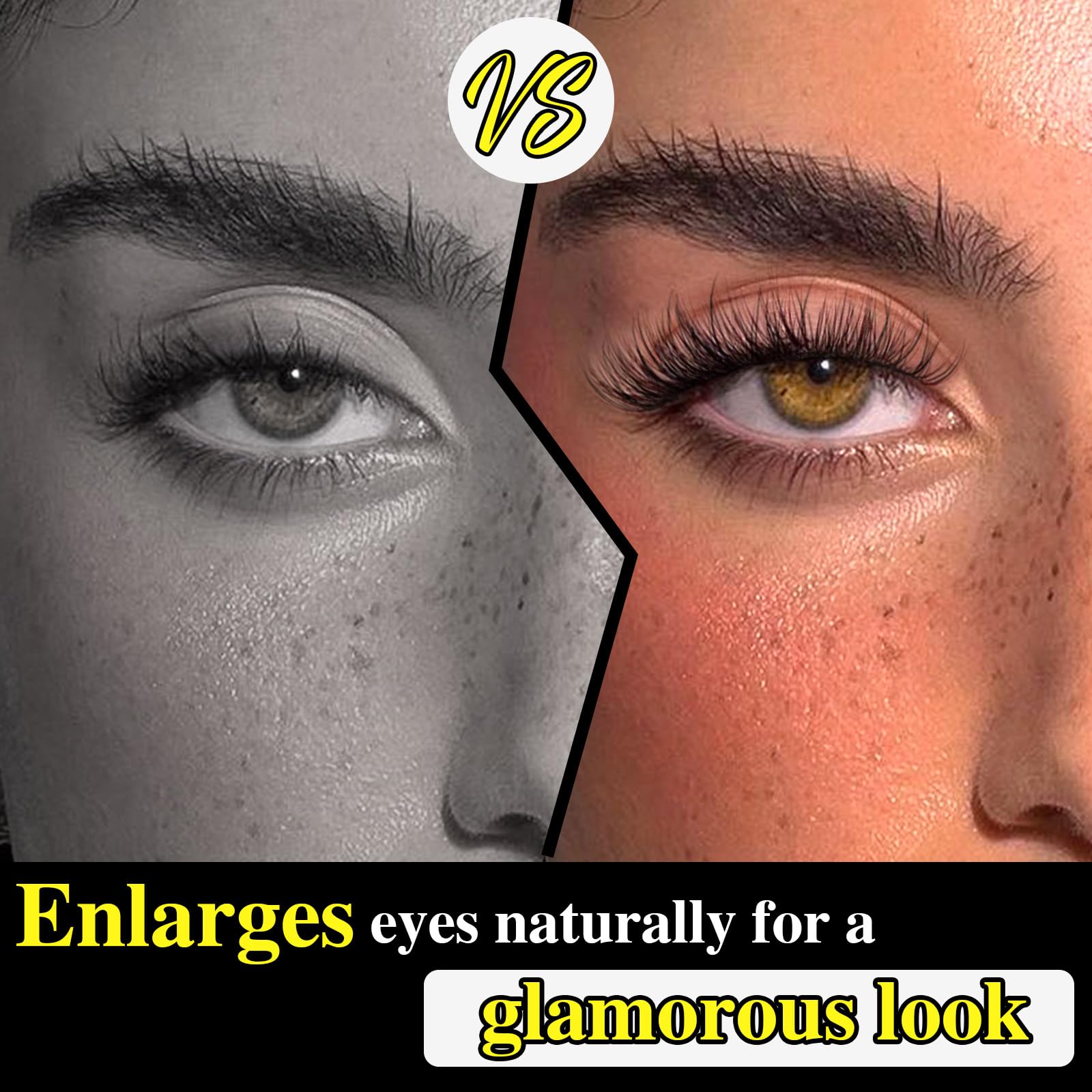 Cluster Lashes Natural Eyelash Clusters CC Curl Eyelash Extension Wispy Individual Lashes Clusters Clear Band ZANLUFLY DIY Lash