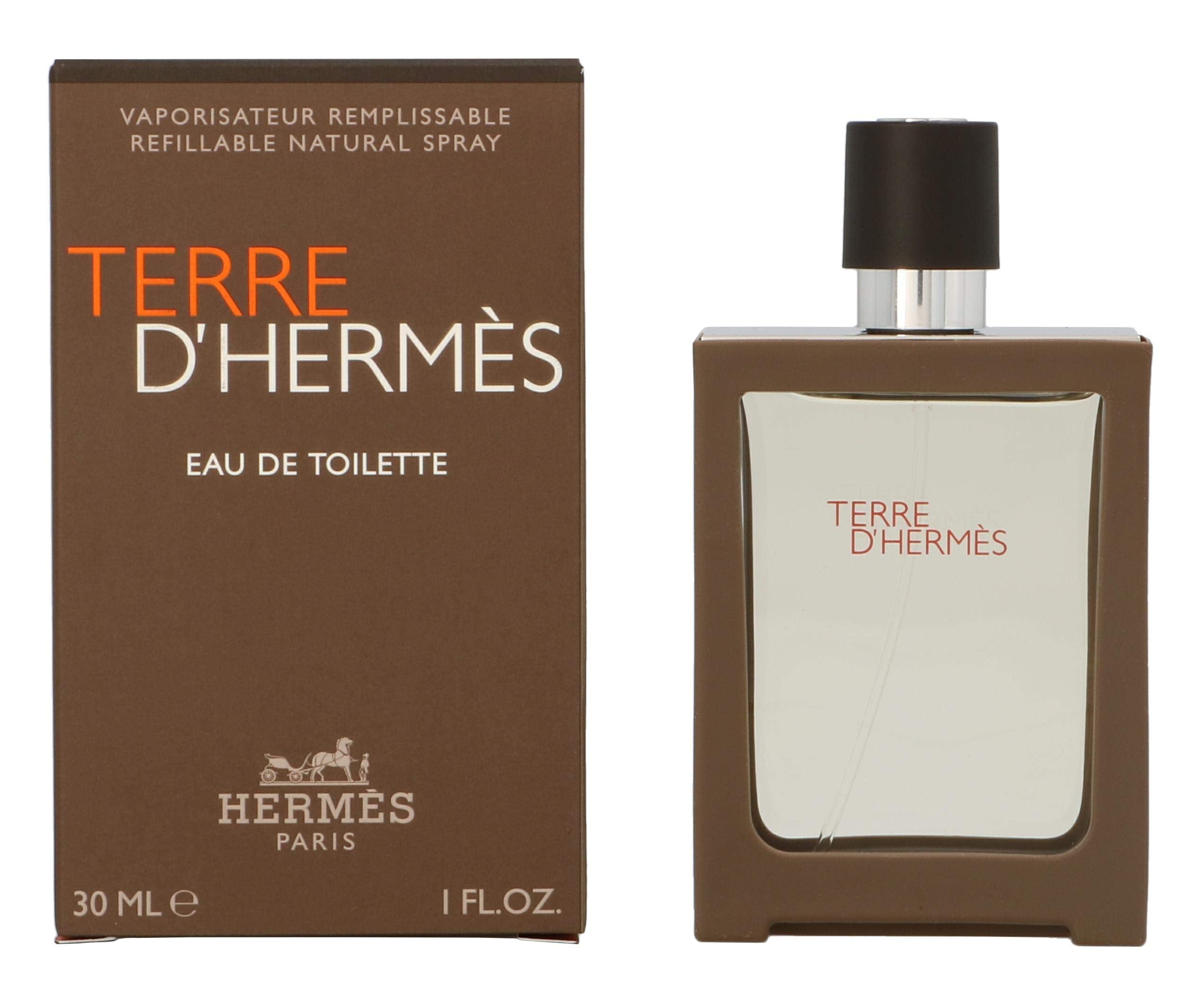 Hermes Terre Eau De Toilette Spray For Men, 1 Ounce