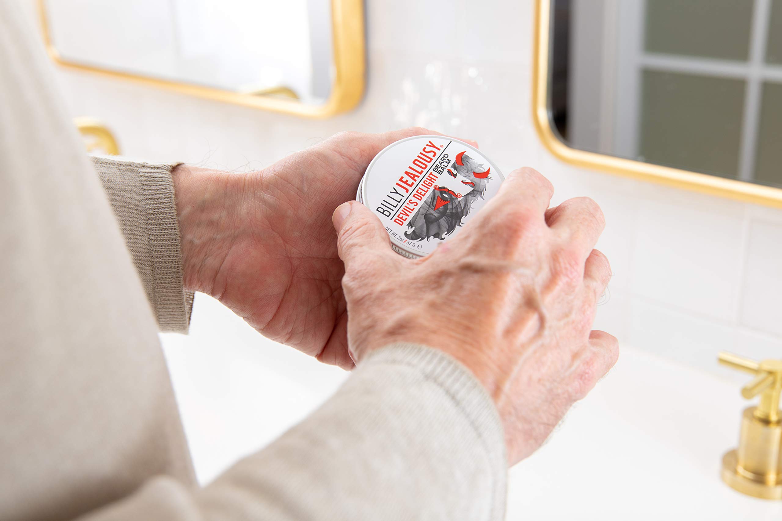 Billy Jealousy Devil 'S Delight Moisturizing Strengthening & Softening Everyday Scented Beard Balm, 2 Oz.