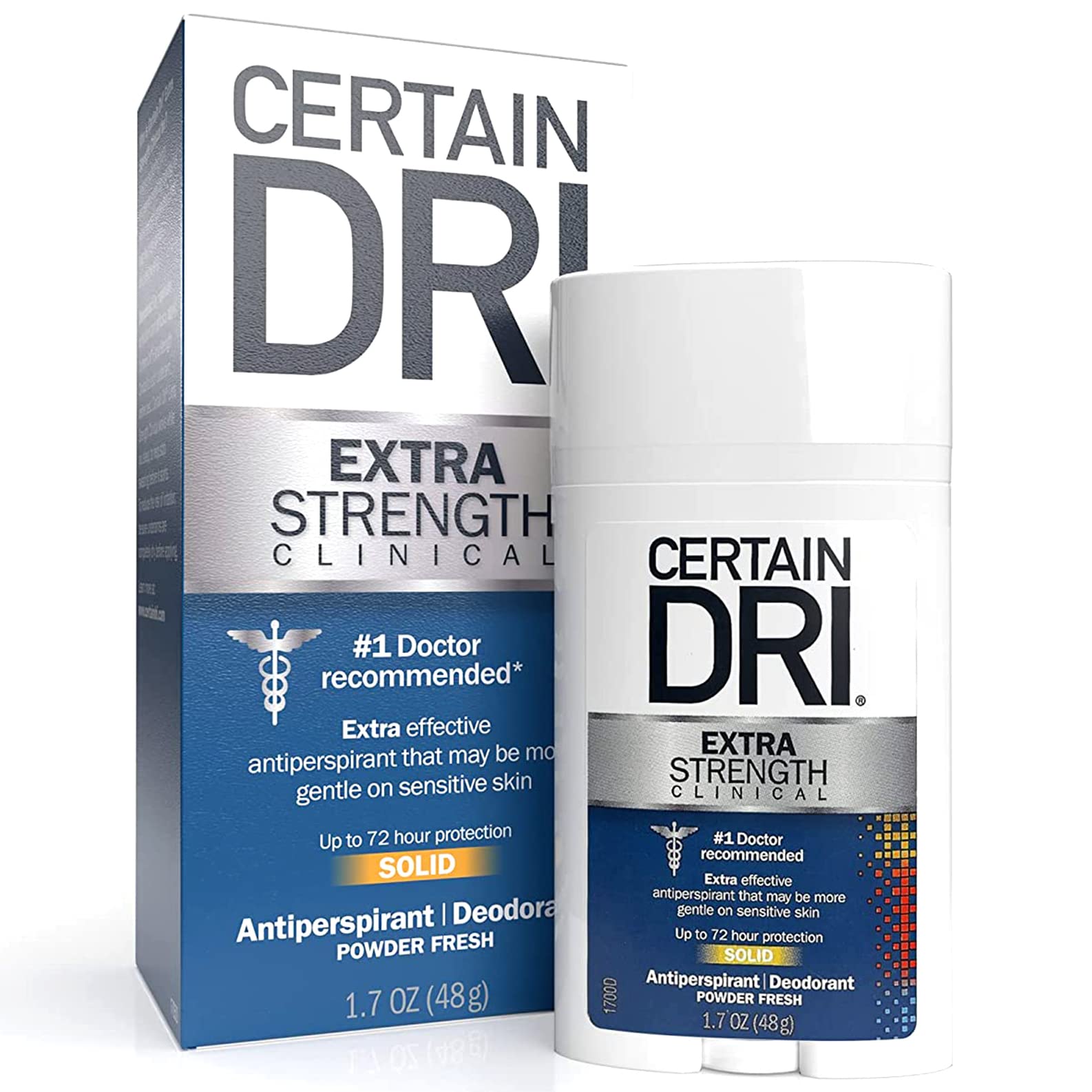 CERTAIN DRI Anti-Perspirant Solid 1.7 oz ( Pack of 6)