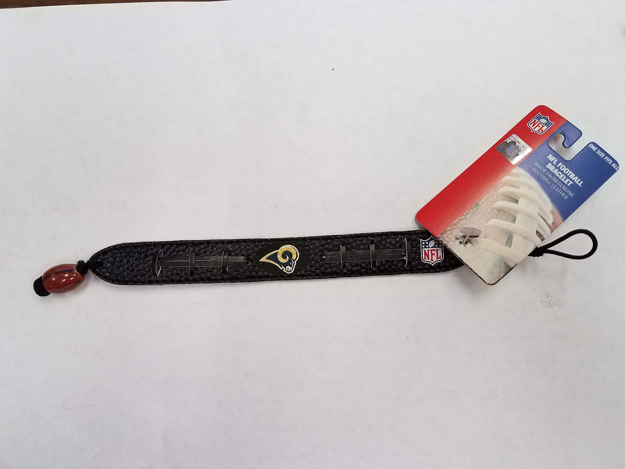 NFL Los Angeles Rams BraceletTeam Color Tonal Black, Team Color Tonal Black, One Size