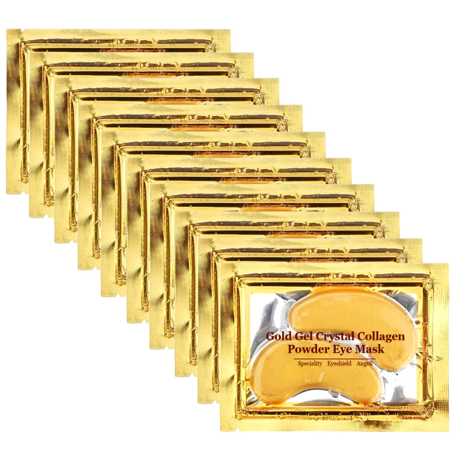Adofect 31 Pairs Under Eye Patches -Reduce Eye Bags -24K Gold Eye Mask Collagen Under Eye Gel Pads For Puffiness And Dark Circle