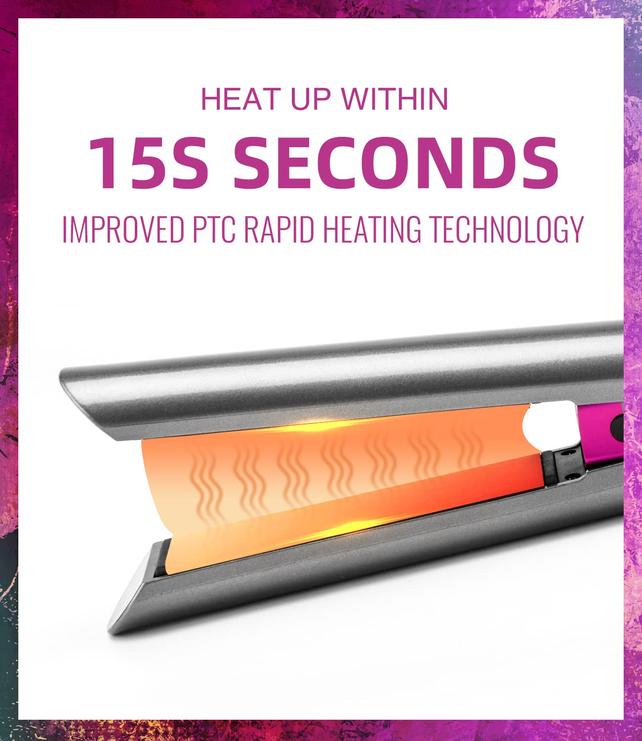 Hair Straightener and Curling Iron 2 in 1 Flat Iron Hair Straightener Ceramic Extra-Long Plates Straightener and Curler Auto Shu