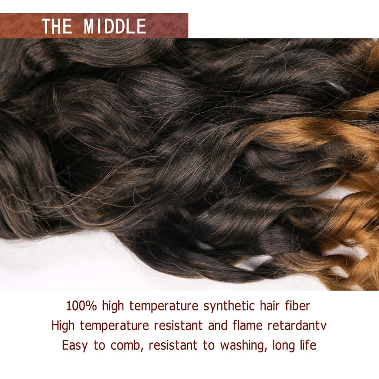 Amir Hair 8 Packs French Curly Braiding Hair 20 Inch Loose Wave Braiding Hair Pre Stretched Synthetic Hair Extensions (T27#)