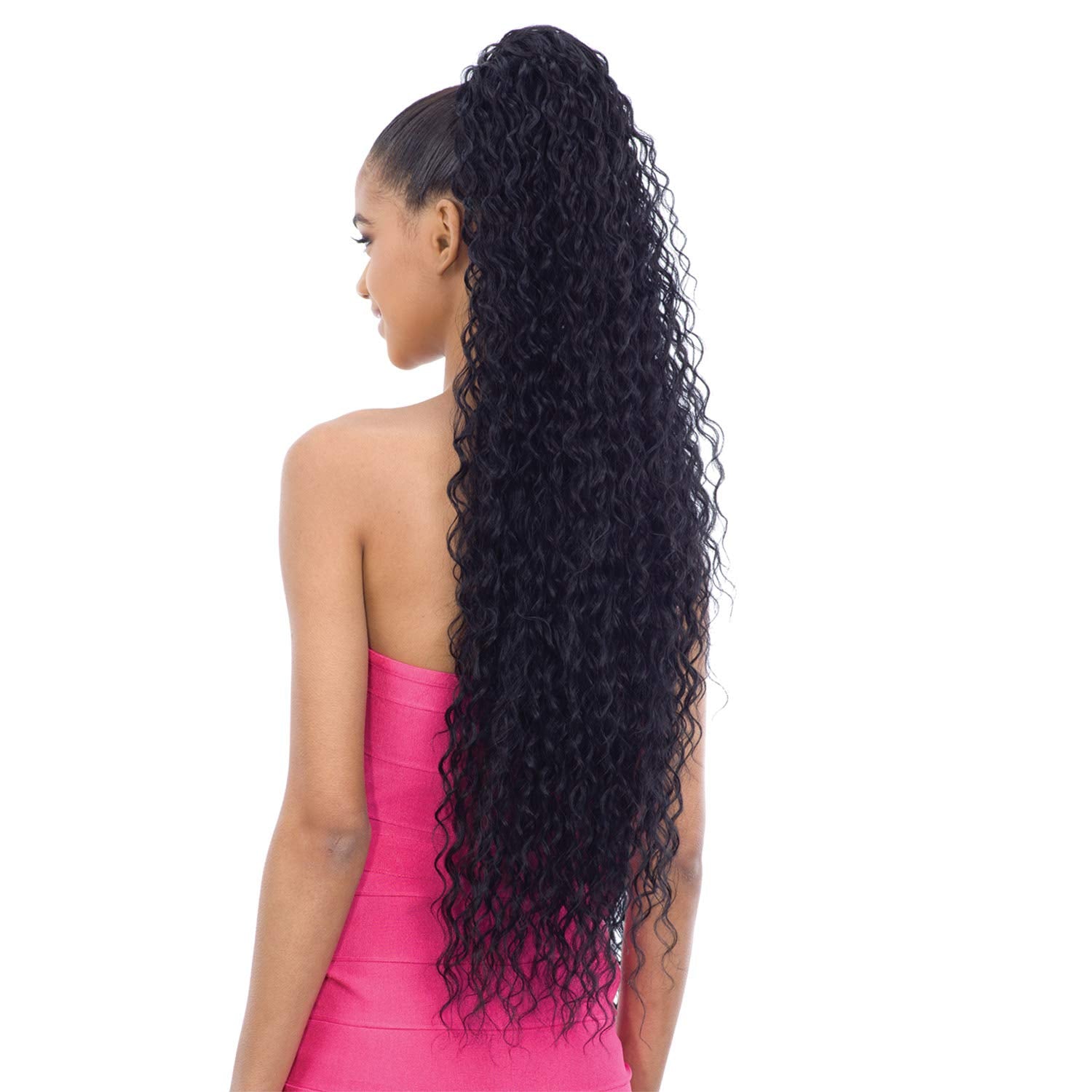 Free Tress Equal Drawstring Ponytail Crush Girl 36 (1B)
