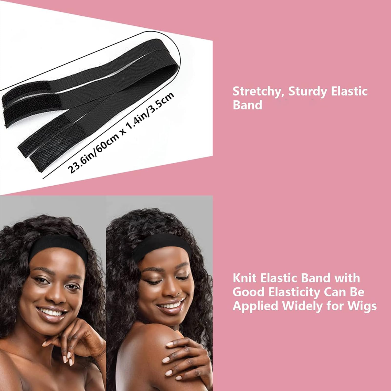 Goiple Edge Control Wax For Women Strong Hold Non-Greasy Edge Smoother Strawberry Scent (4Oz Edge Control + 0.7Oz Travel Szie Ed
