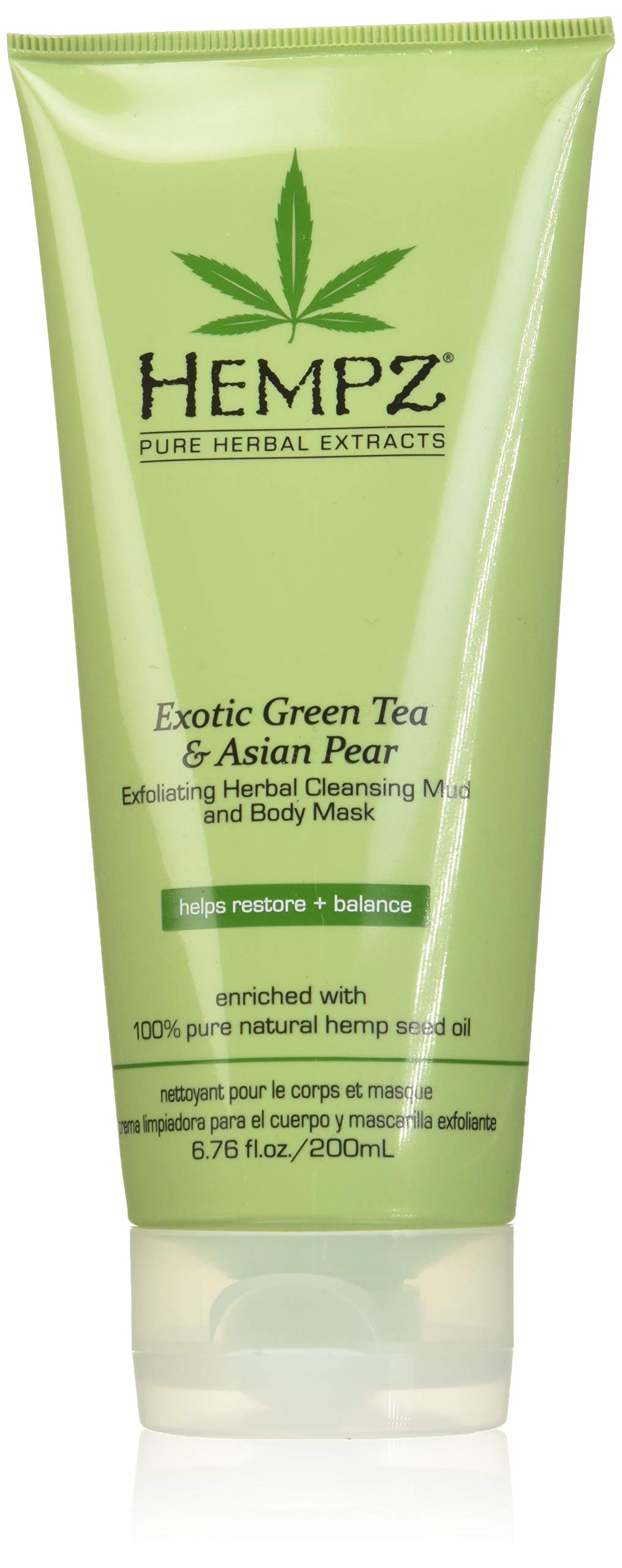 Exotic Green Tea & Asian Pear Exfoliating Herbal Cleansing Mud & Body Mask