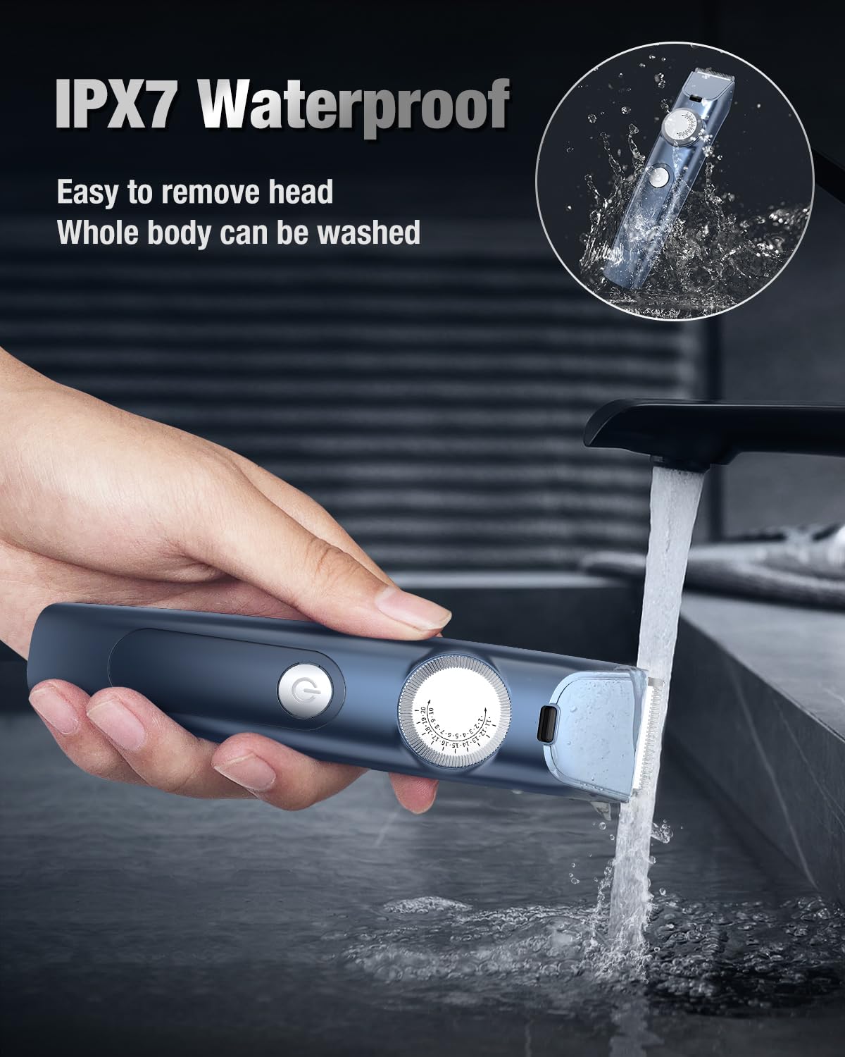 Sejoy Beard Trimmer For Men, Hair Trimmer For Men Cordless Hair Clipper For Mustache Body Hair Cutting Hair Clippers With Led Di