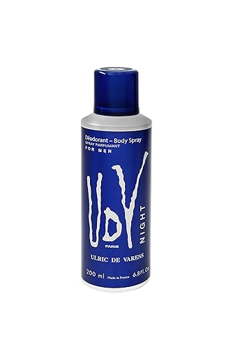 UDV Ulric De Varens Night 200ml Deodorant Spray, Deodorant For Him