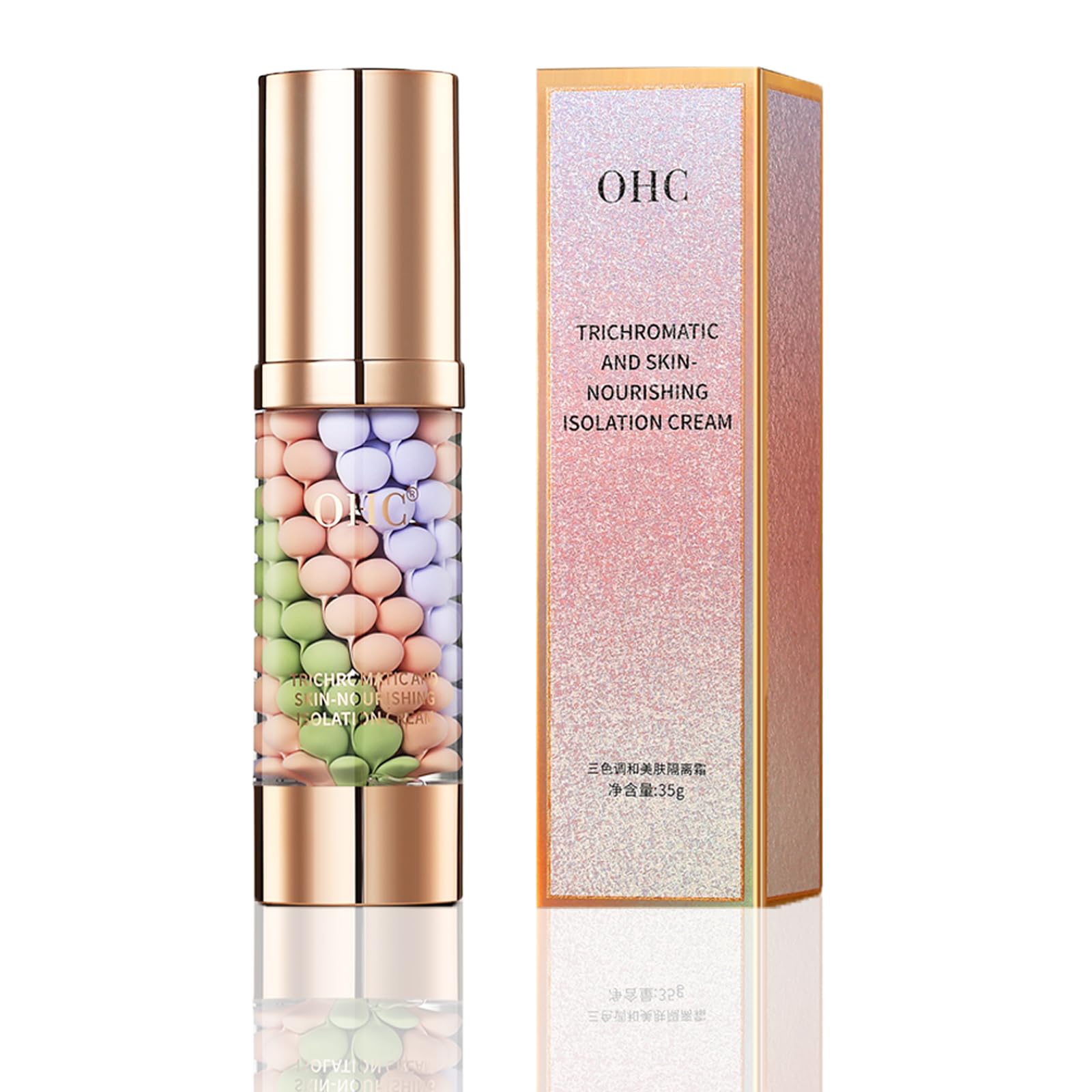 LAMUSELAND Face Primer Before Makeup, Color Correcting & Brightening Skin Tones Primer, 3 in 1 One Step Moisturizing Oil Control
