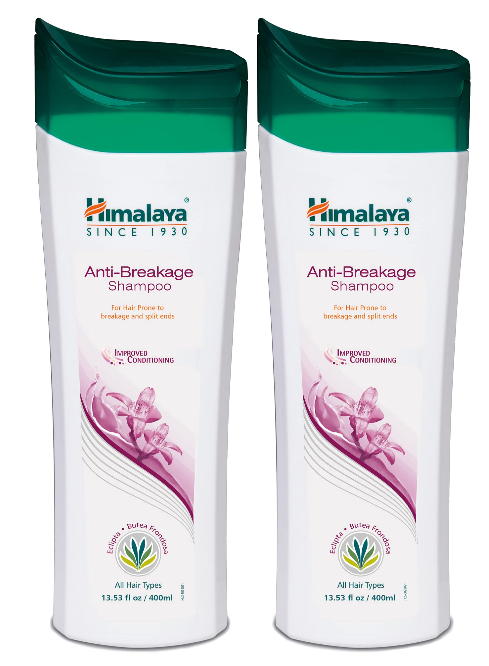 Himalaya Anti- Breakage Shampoo, Repairs Damaged, Brittle Hair and Split-ends, 13.53 oz/400 ml, Pack of 2