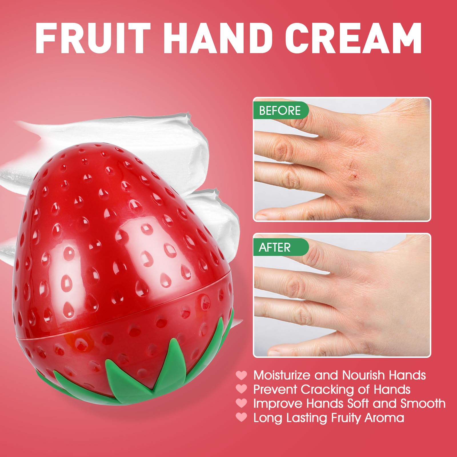 Koneuk 6 Pack Hand Cream Gifts Set For Women, Valentines Day Gifts For Her, Bulk Hand Lotion For Dry Cracked Hands, Mothers Day
