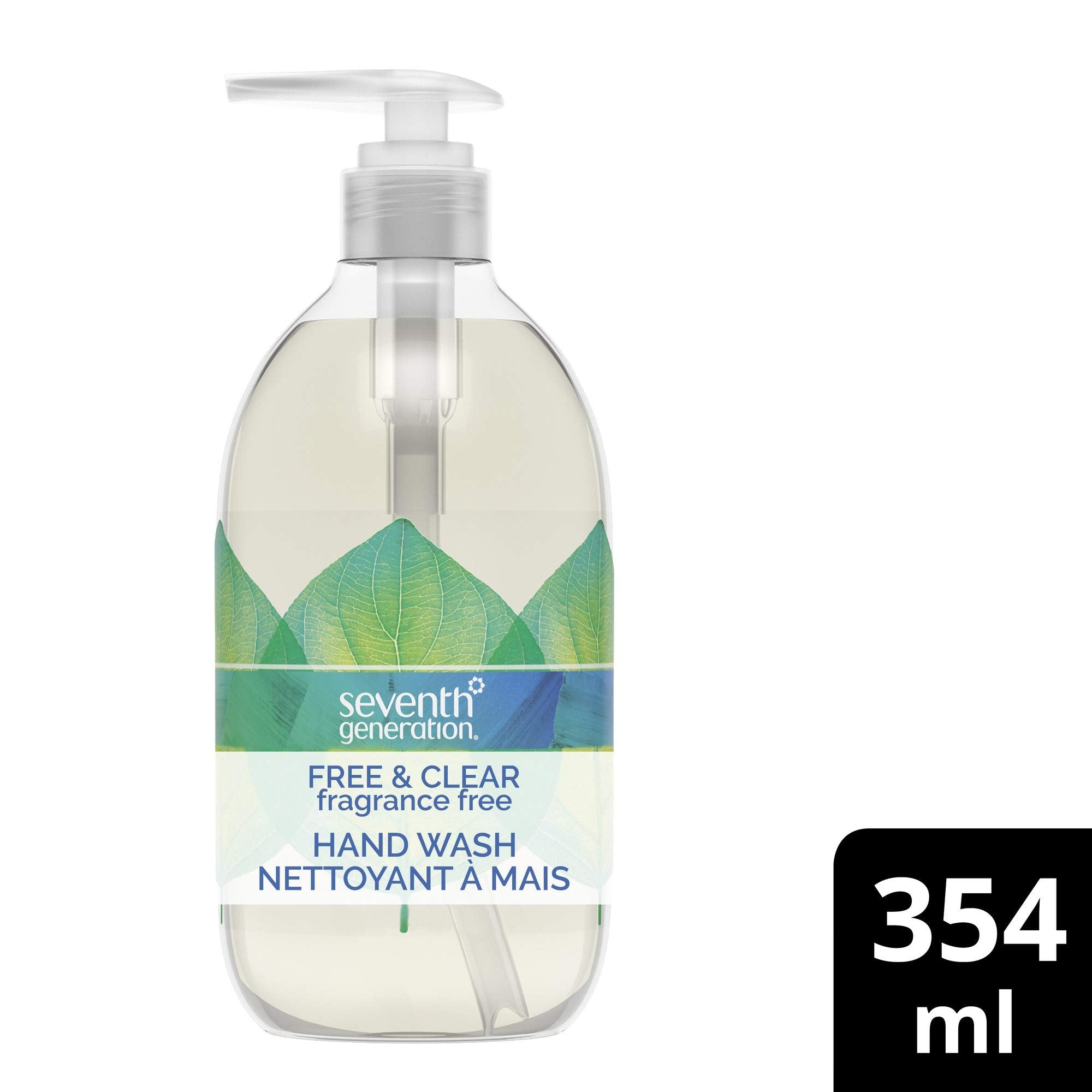 Seventh Generation Hand Wash, Free And Clear, 12 Ounce