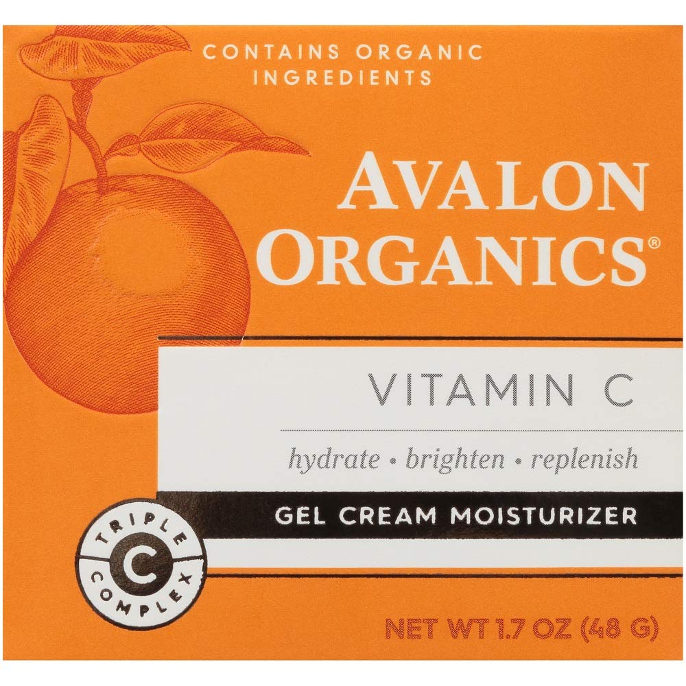 Avalon Organics Gel Cream Moisturizer With Vitamin C, 17 Oz