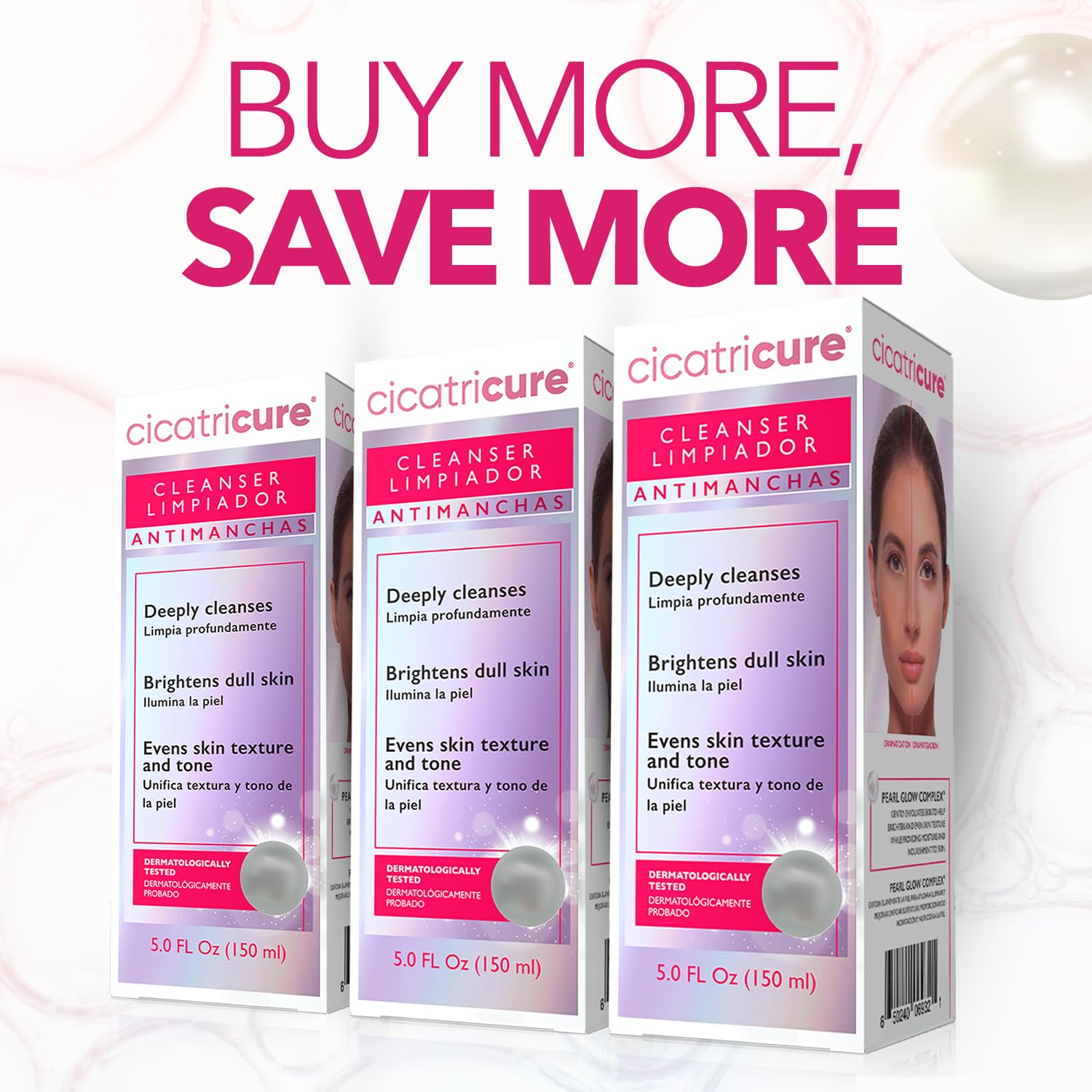 Cicatricure Antimanchas Face Wash, Aha & Pha Facial Cleanser, Deeply Cleanses, Exfoliates & Helps Brighten Dull Skin, Lactic & S