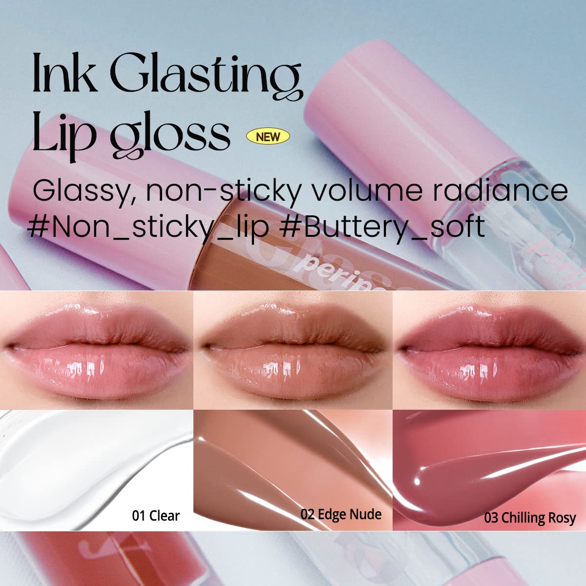 Peripera INK gLASTINg LIP gLOSS (003 cHILLINg ROSY)