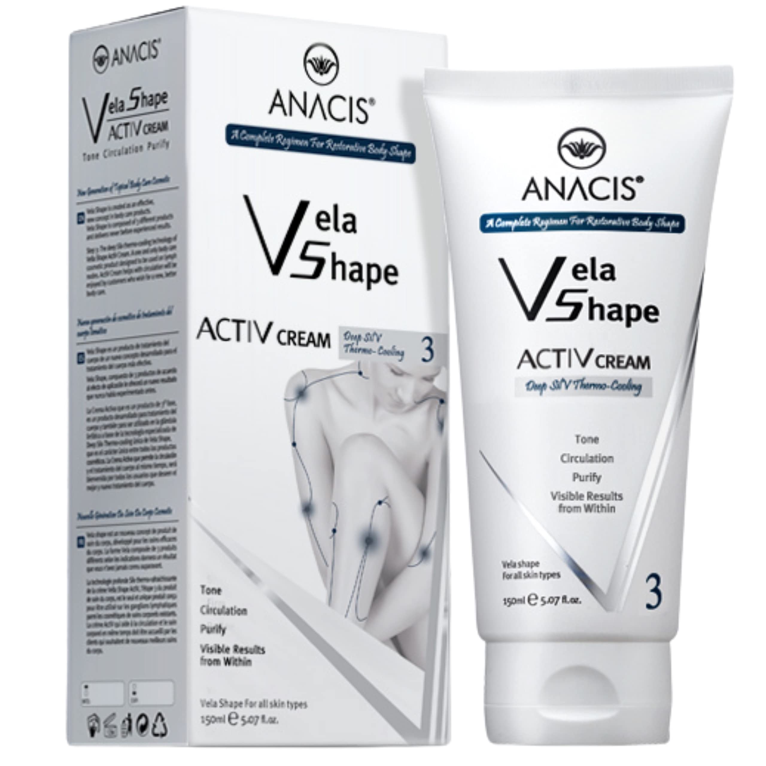Cellulite Cream Active Body Target the Stomach, Thighs & Butt, Moisturizing Hudrating Cream with Powerful Natural and Active Ing