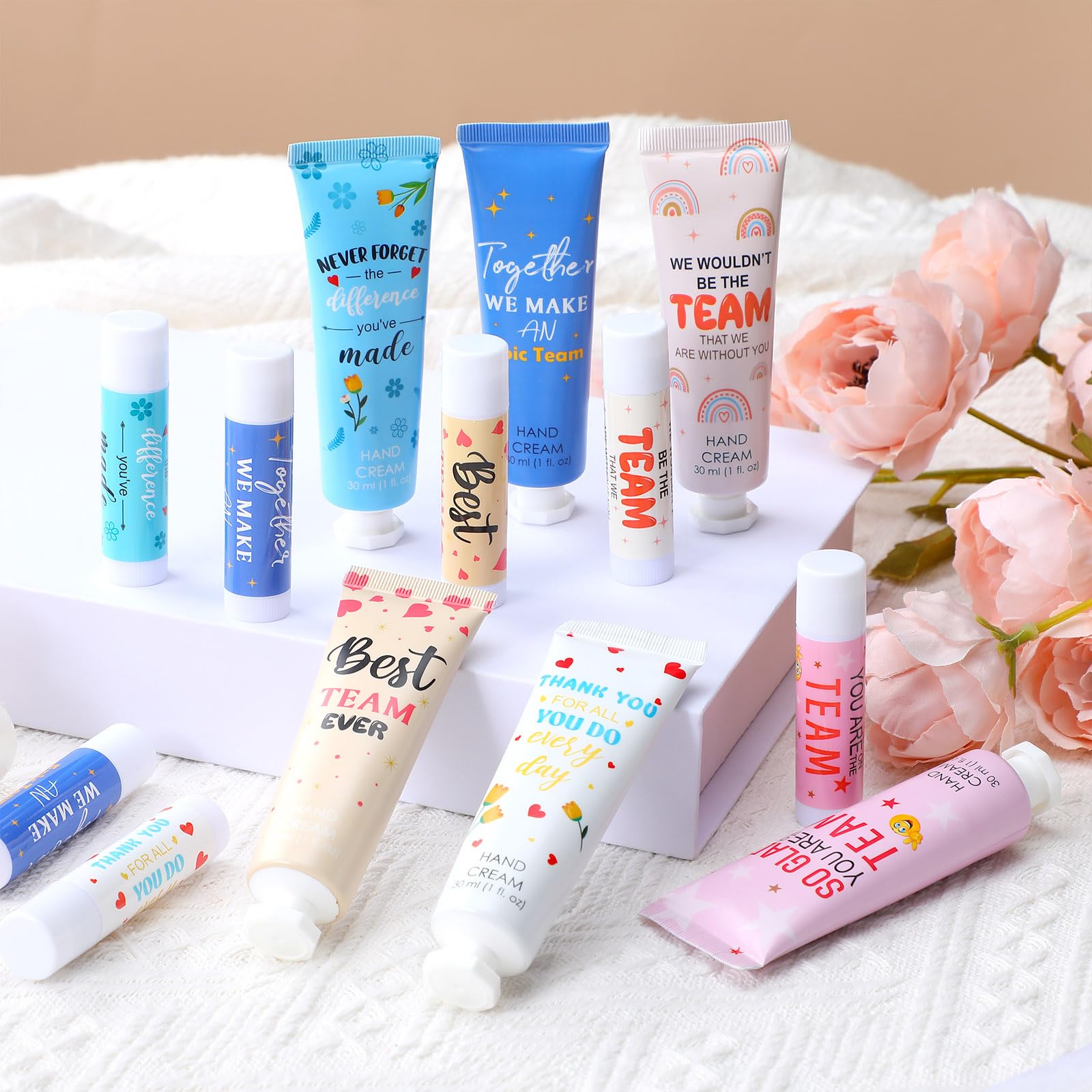 Dansib 24set/96pcs Best Team Ever Gifts Christmas Bulk Gifts for Coworkers Women Employee Appreciation Gift Christmas Party Favo