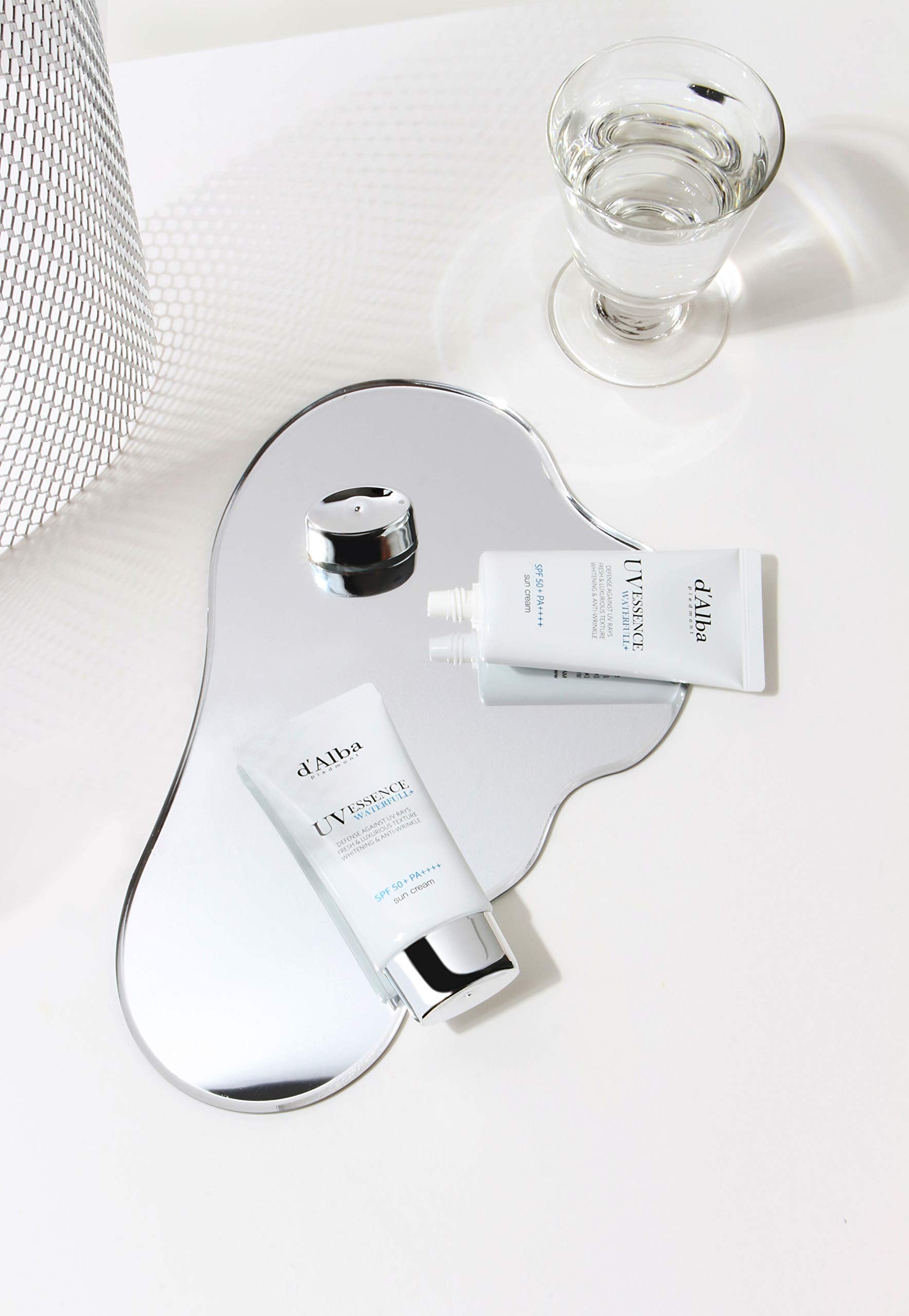 D'Alba Piedmont Waterful Essence Sun Cream White Truffle Ingredients Spf50+ (White Truffle Sun Cream)