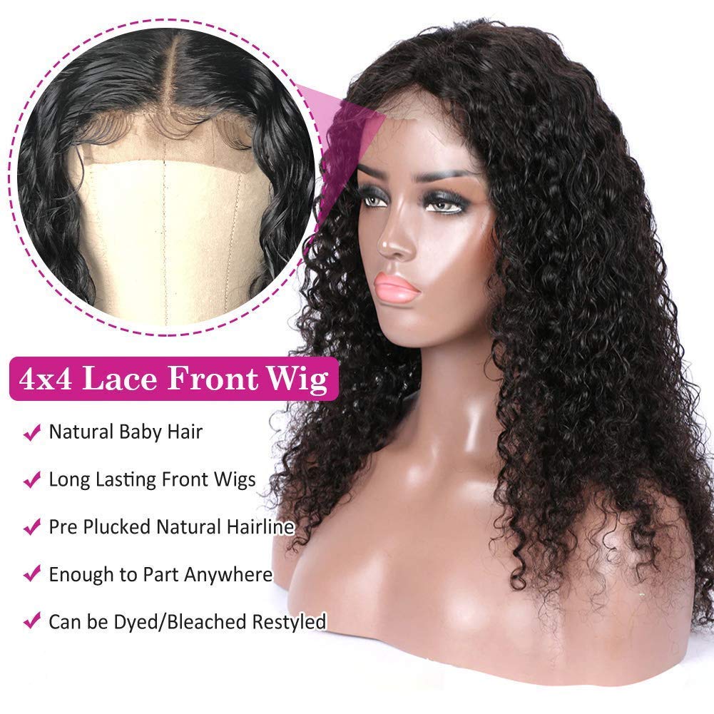 Deep Wave Lace Front Wigs Human Hair for Black Women Glueless Wigs Human Hair Pre Plucked Wet and Wavy Lace Front Wig Human Hair