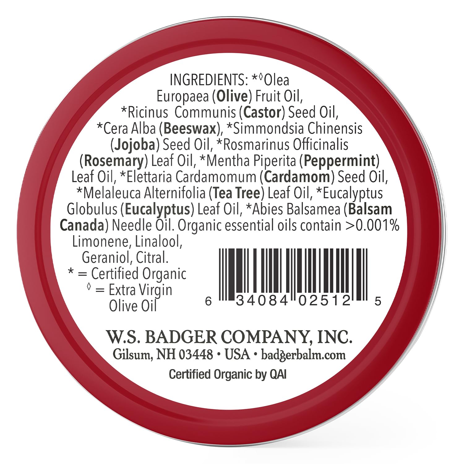 Badger - Foot Balm, Peppermint & Tea Tree, Heel Balm For Dry Cracked Feet, Certified Organic, Foot Balm With Essential Oils, Ext
