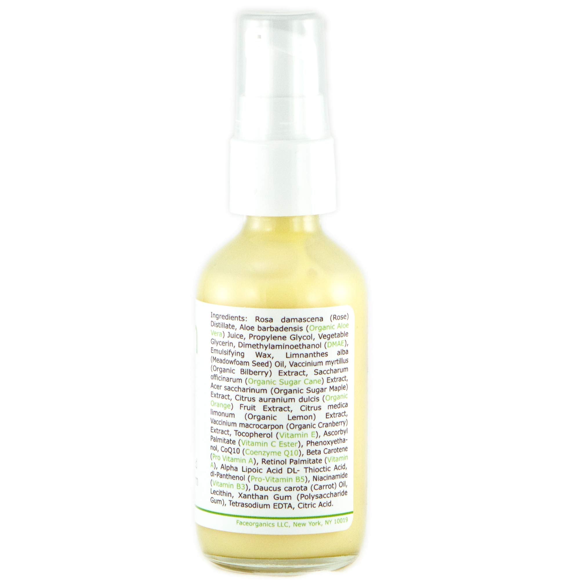 Vitamin Enhanced Firming Serum - Natural Anti Aging For Face, Eyes and Neck with Vitamin C and CoQ10