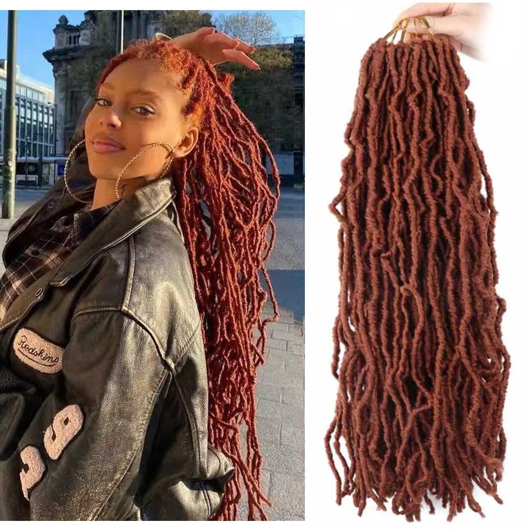 6 Packs Soft Locs Crochet Hair Pre Looped 24 Inch Faux Locs Crochet Braids Goddess Locs Dreadlocs Synthetic Hair For Black Women