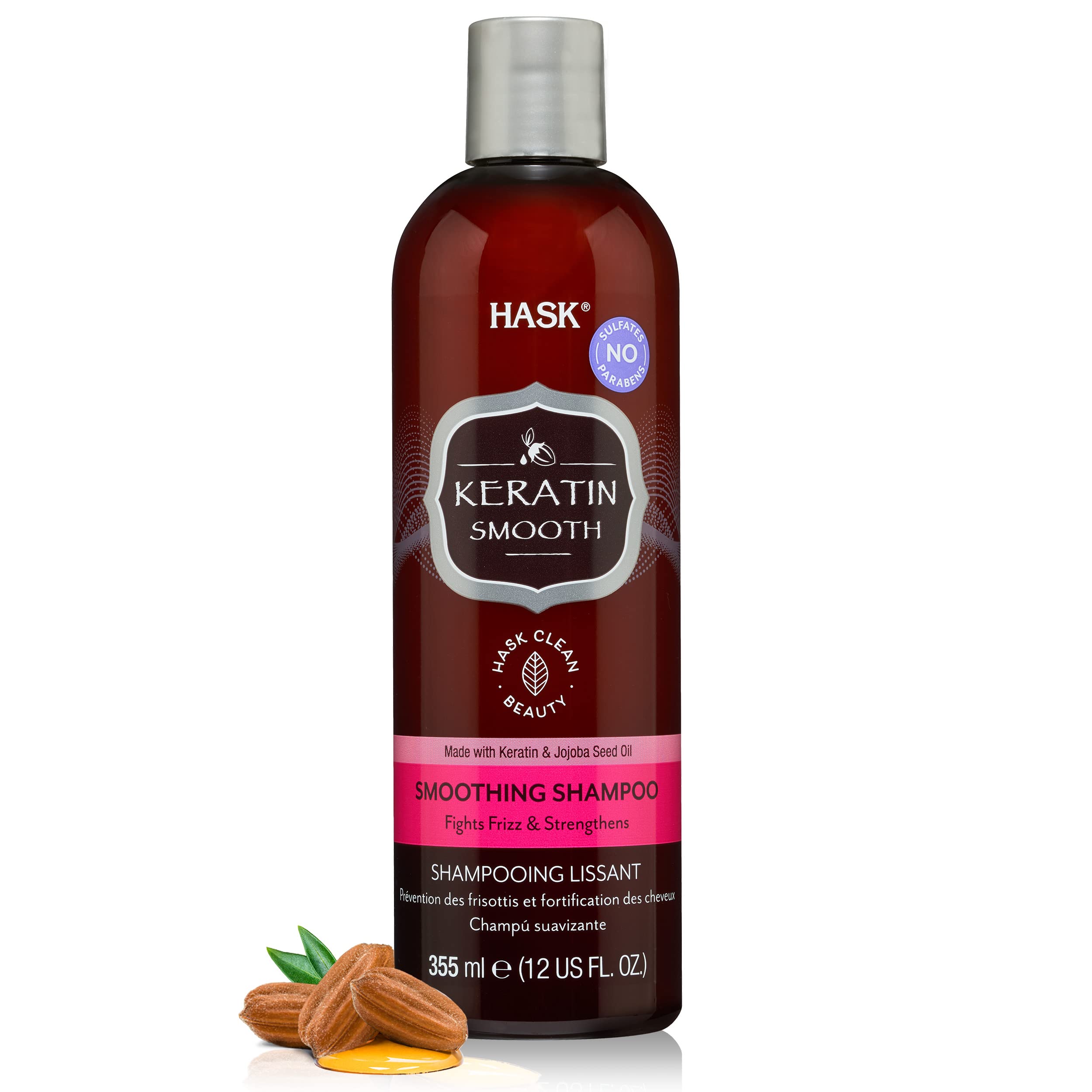 Hask Keratin Protein Smoothing Shampoo - 12 Fl Oz