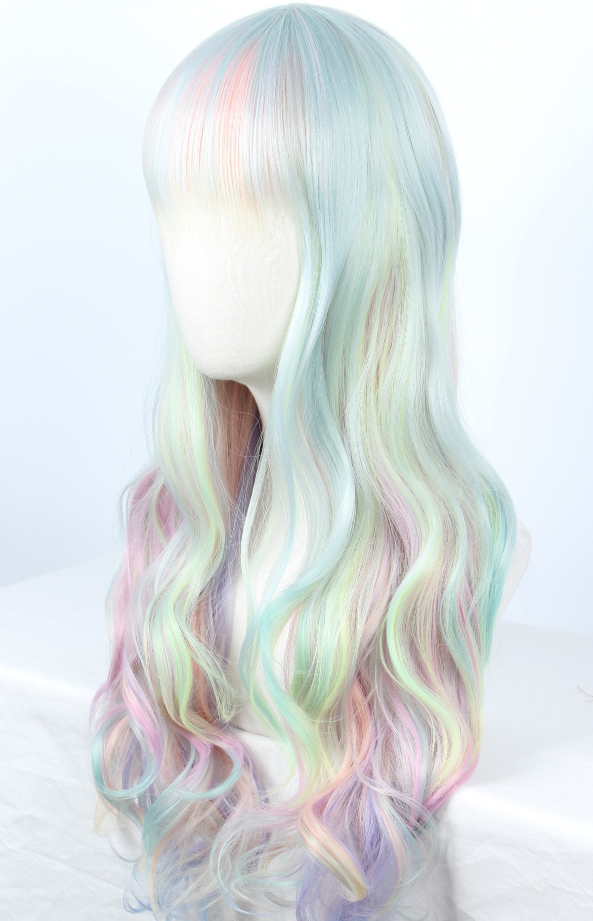 Linfairy Long Wave Ombre Cosplay Wig Halloween Costume Diamond Wig For Women