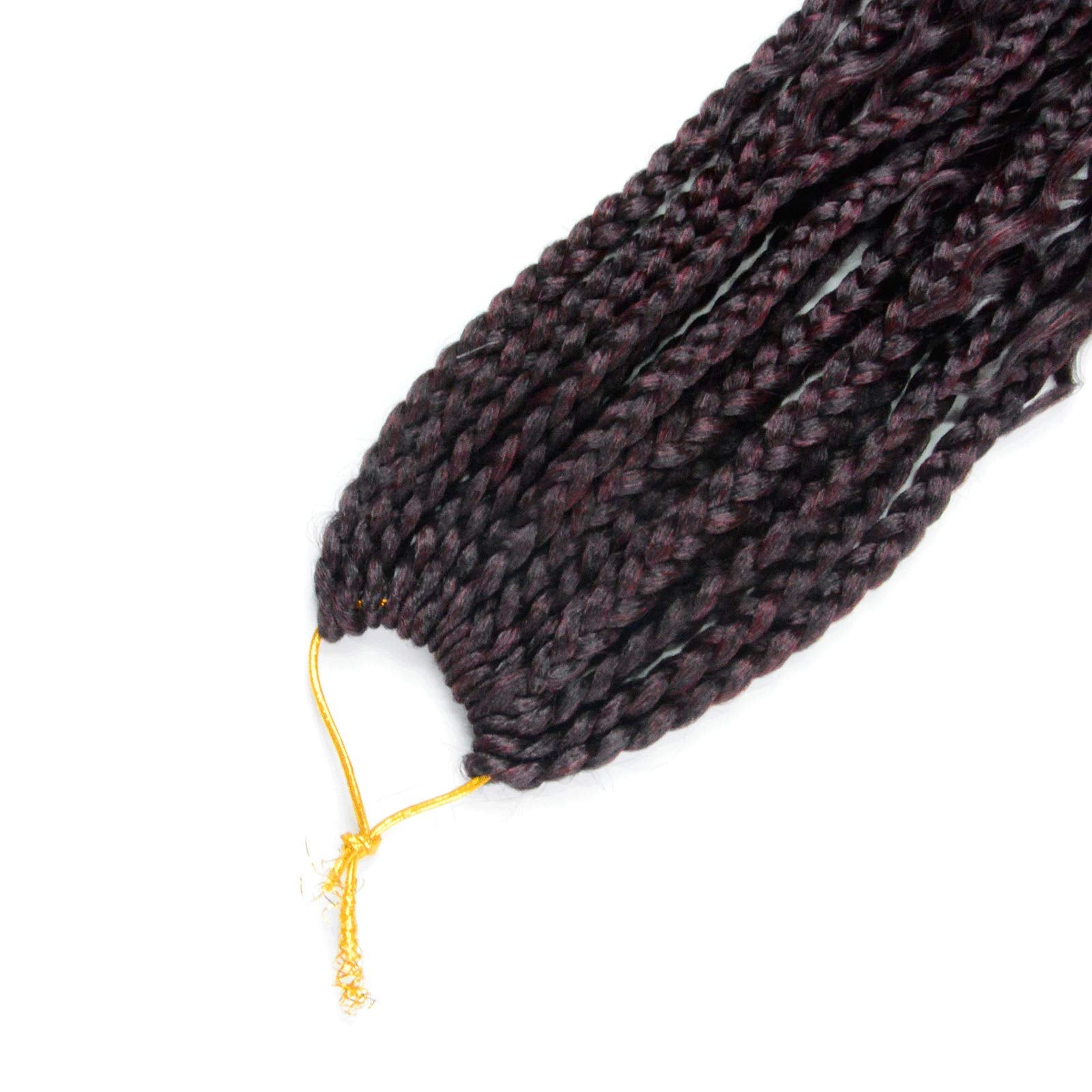 Goddess Bohemian Box Braids Crochet Hair 24 Inch Boho Crochet Box Braids With Curly Ends,8 Packs Bohomian Box Braids Crochet Hai