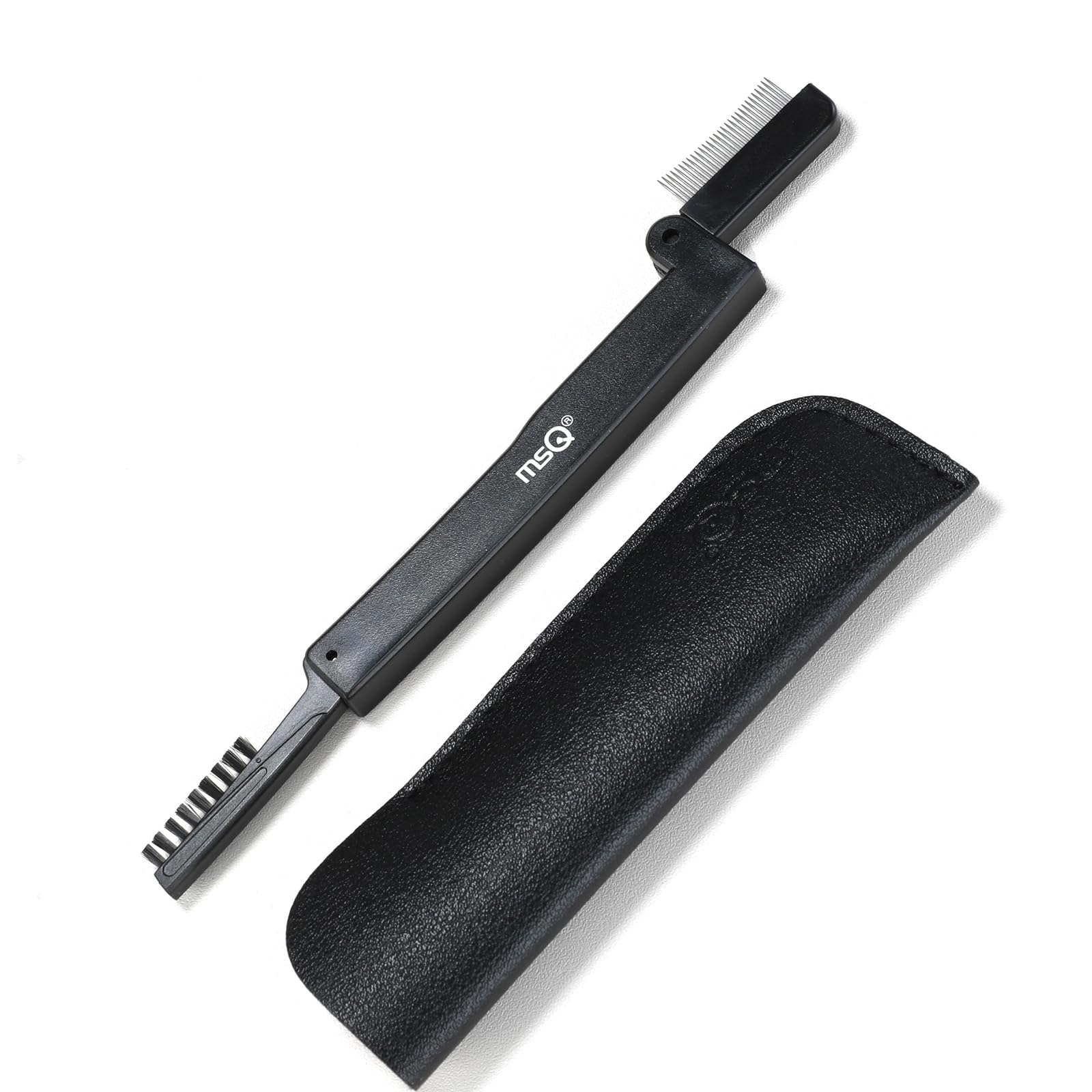 Eyelash Comb MSQ Eyelash Separator Folding Eyelash Comb Brow Brush Mascara Applicator Eyelash & Brow Definer Eyebrow & Lash Brus