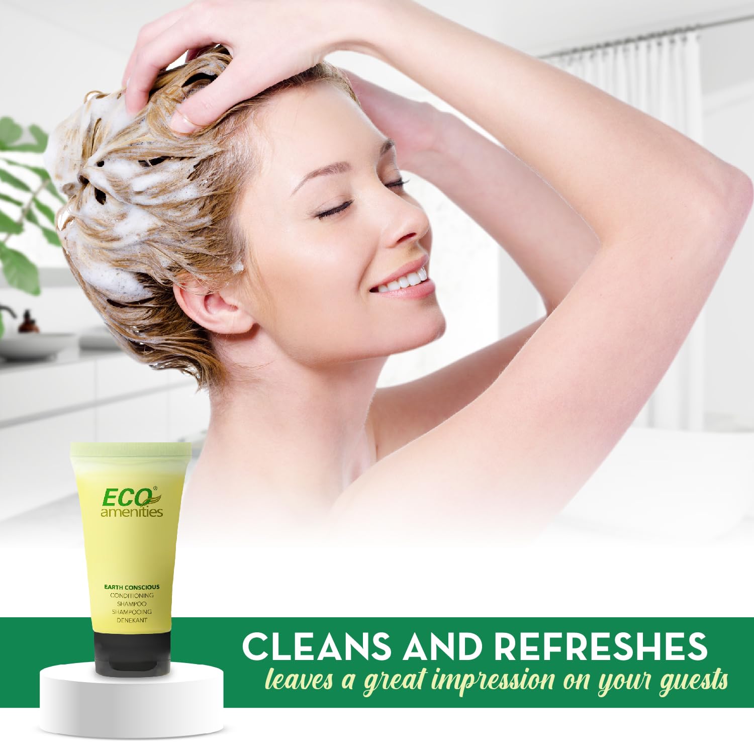 ECO Amenities Conditioning Shampoo, Travel Size Shampoo and Conditioner Sets, Mini Shampoo & Conditioner Sets - 2 in 1 Shampoo &
