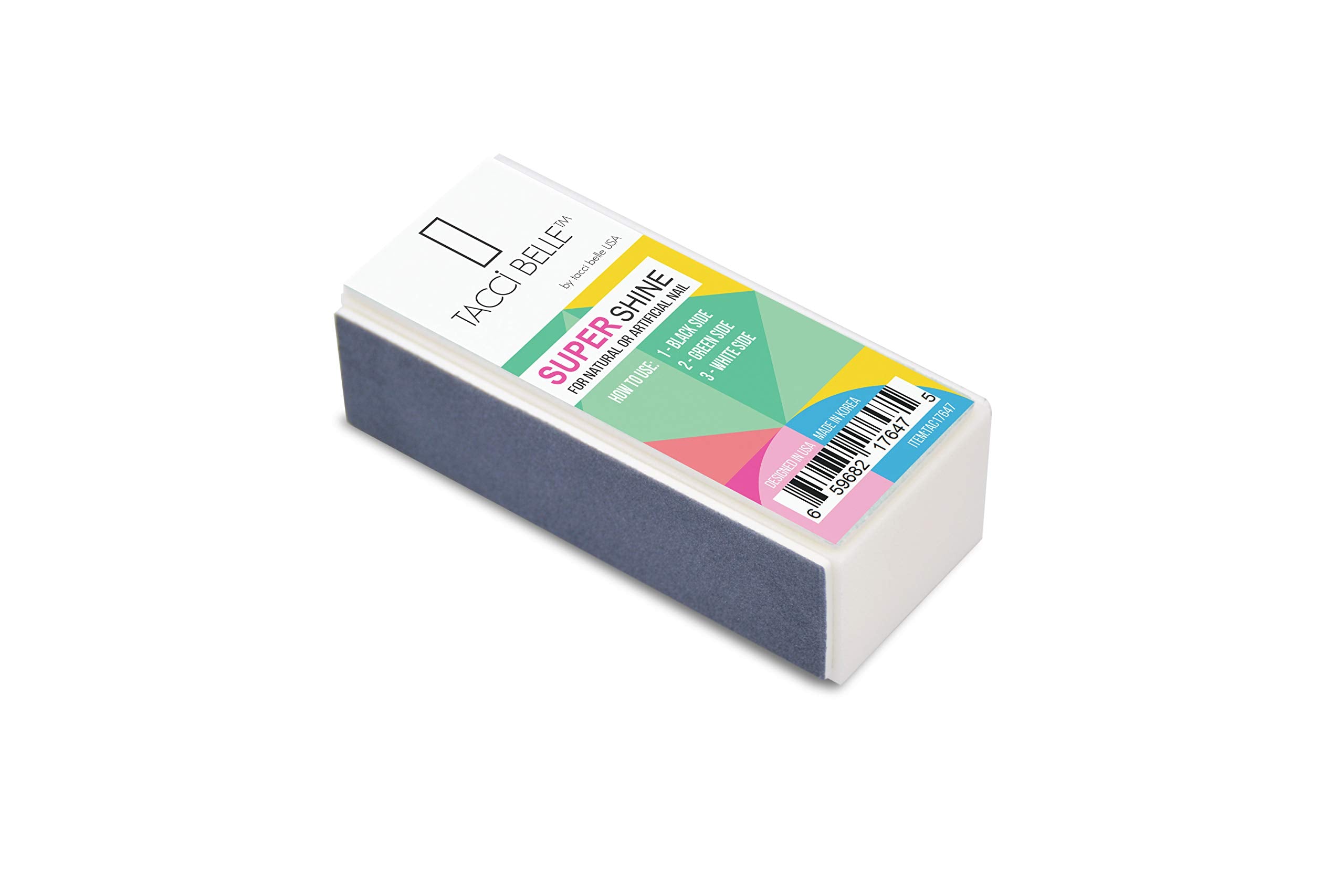 Tachibelle from Korea 4 Way Shiny Buffer Super Shine Buffing Block - Smooth, Shine, for Healthy & Shiny Nails Manicure and Pedic