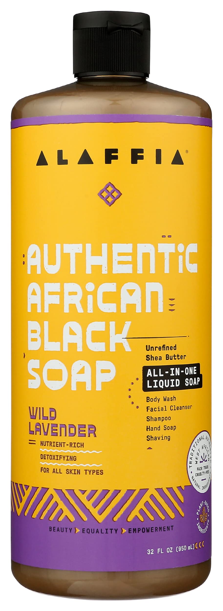 African Black Soap All-In-One Wild Lavender 32 fl oz