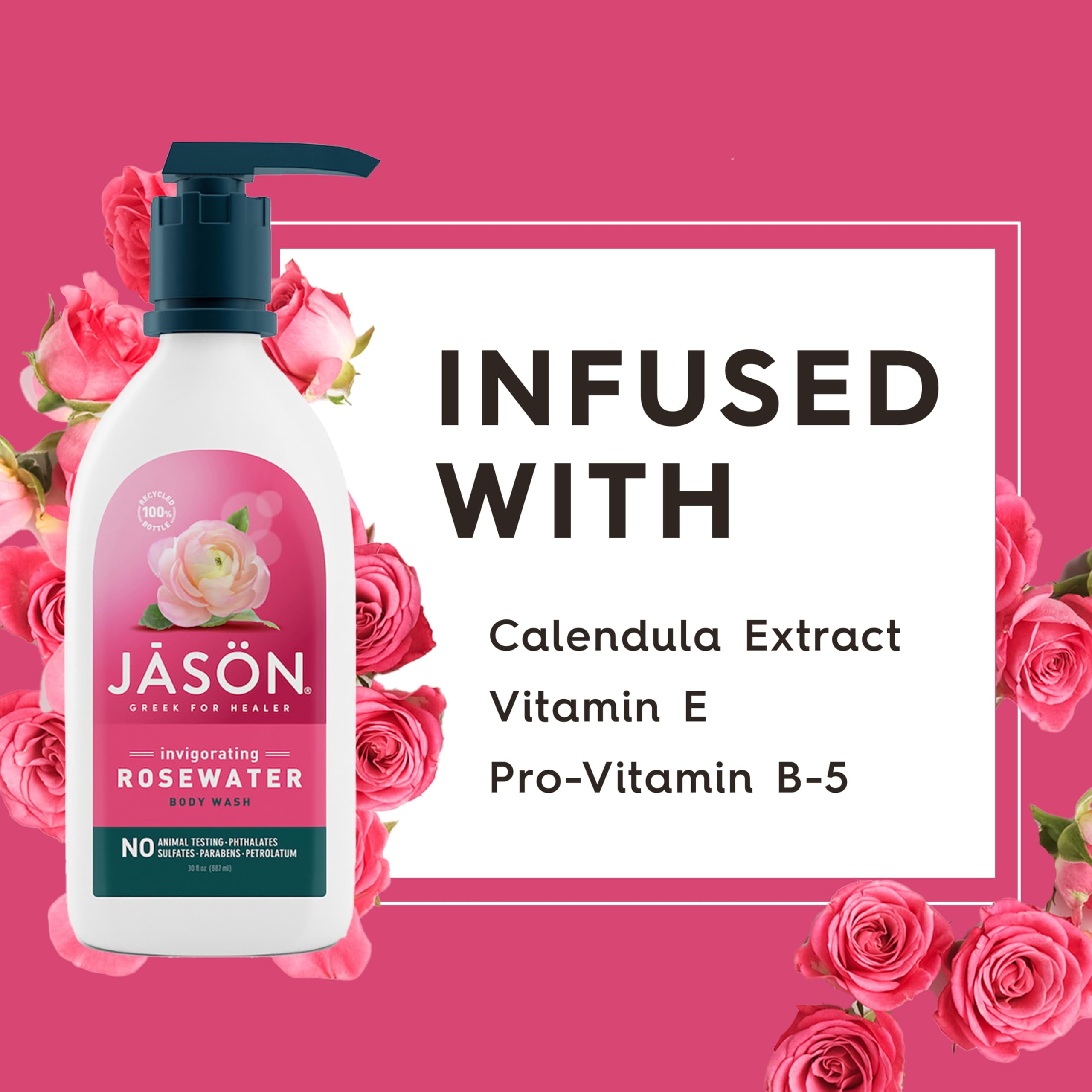 Jason Body Wash Glyc & Rose